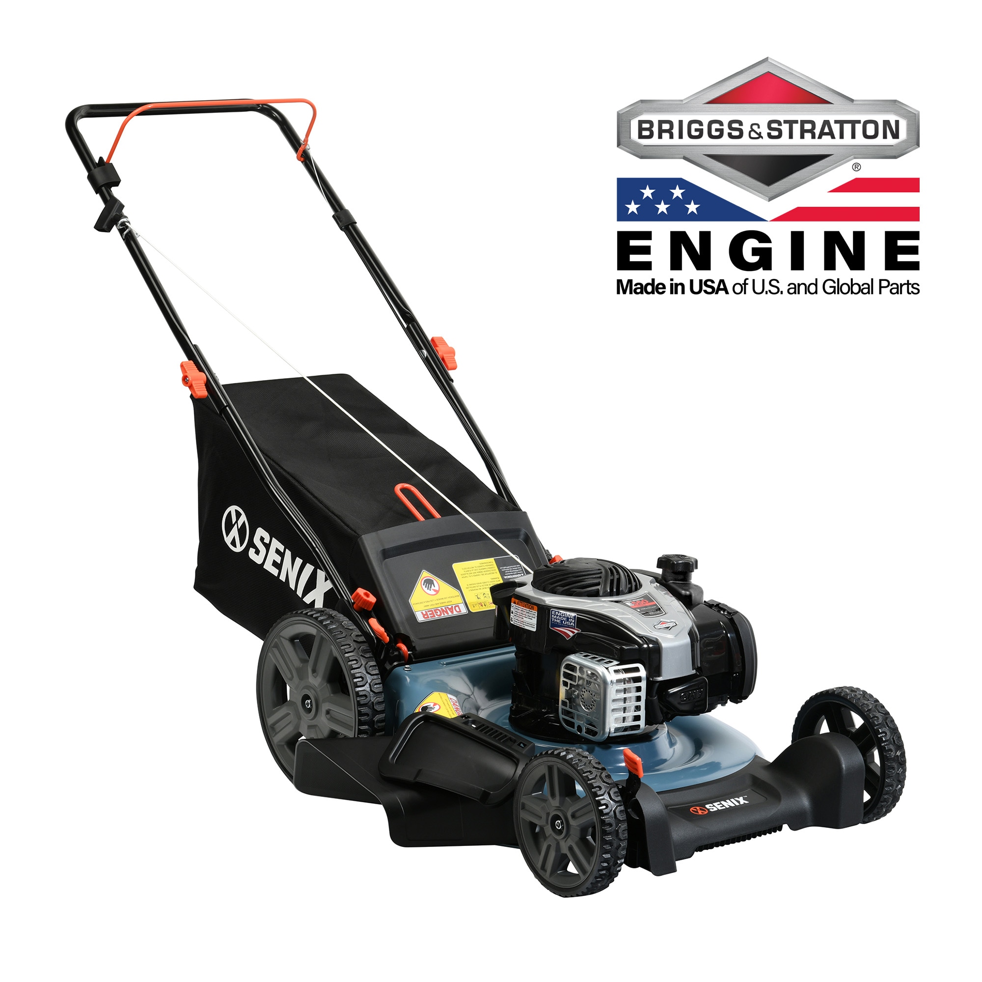 SENIX 21-in Gas Push lawn mower with 140-cc Briggs and Stratton Engine