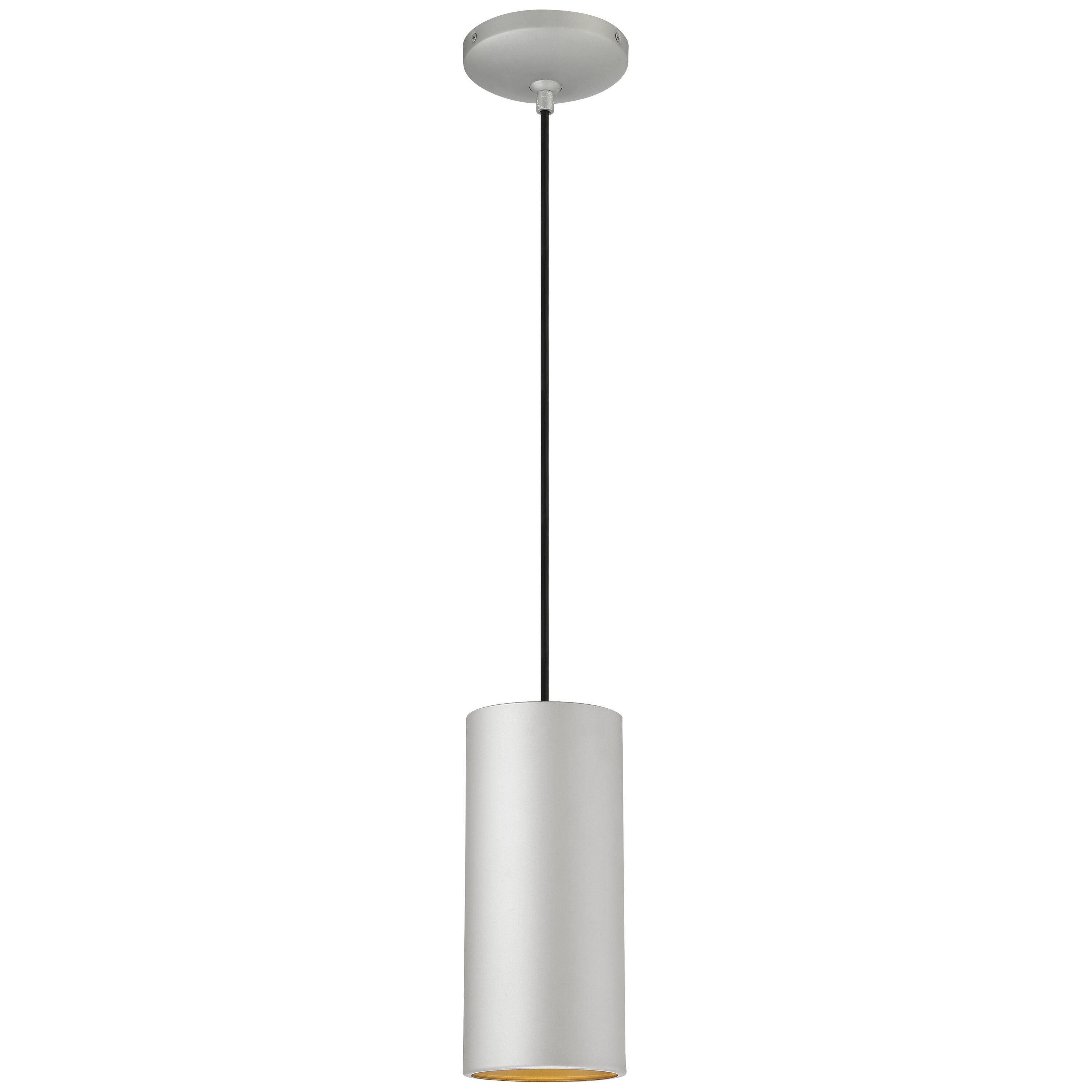 Access Lighting 29001-SAT-C Pilson Gray Modern/contemporary Cylinder Medium Hanging Pendant light