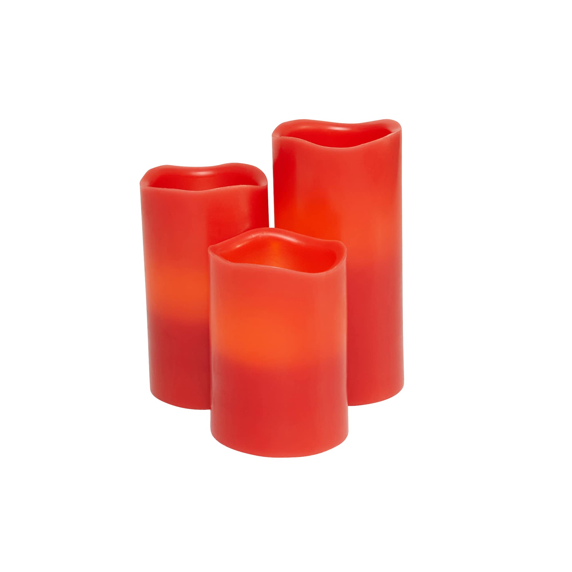 GE 76821LO 6-in Lighted Candle (3-Pack) Battery-operated