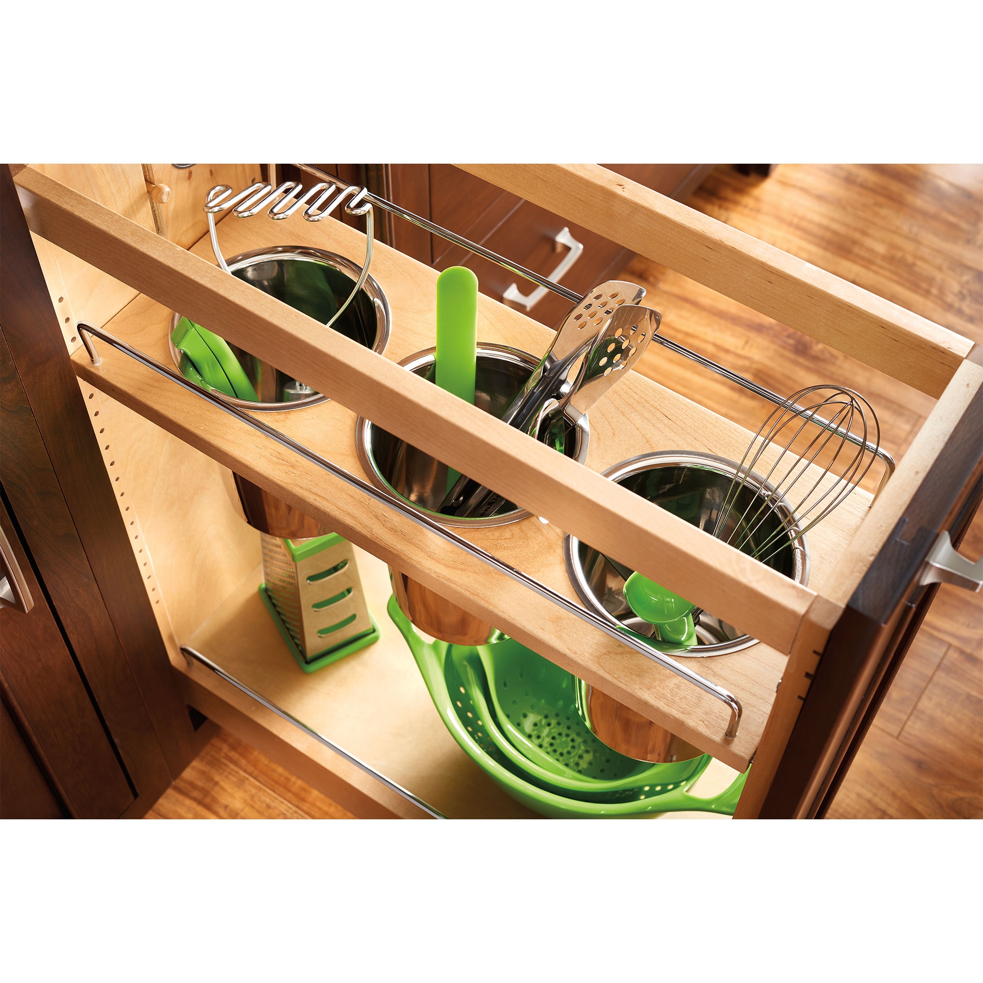 Rev-A-Shelf 8 Pull Out Cabinet Organizer, Ball Bearing Soft Close  447-BCBBSC-8C, 8 - Fry's Food Stores