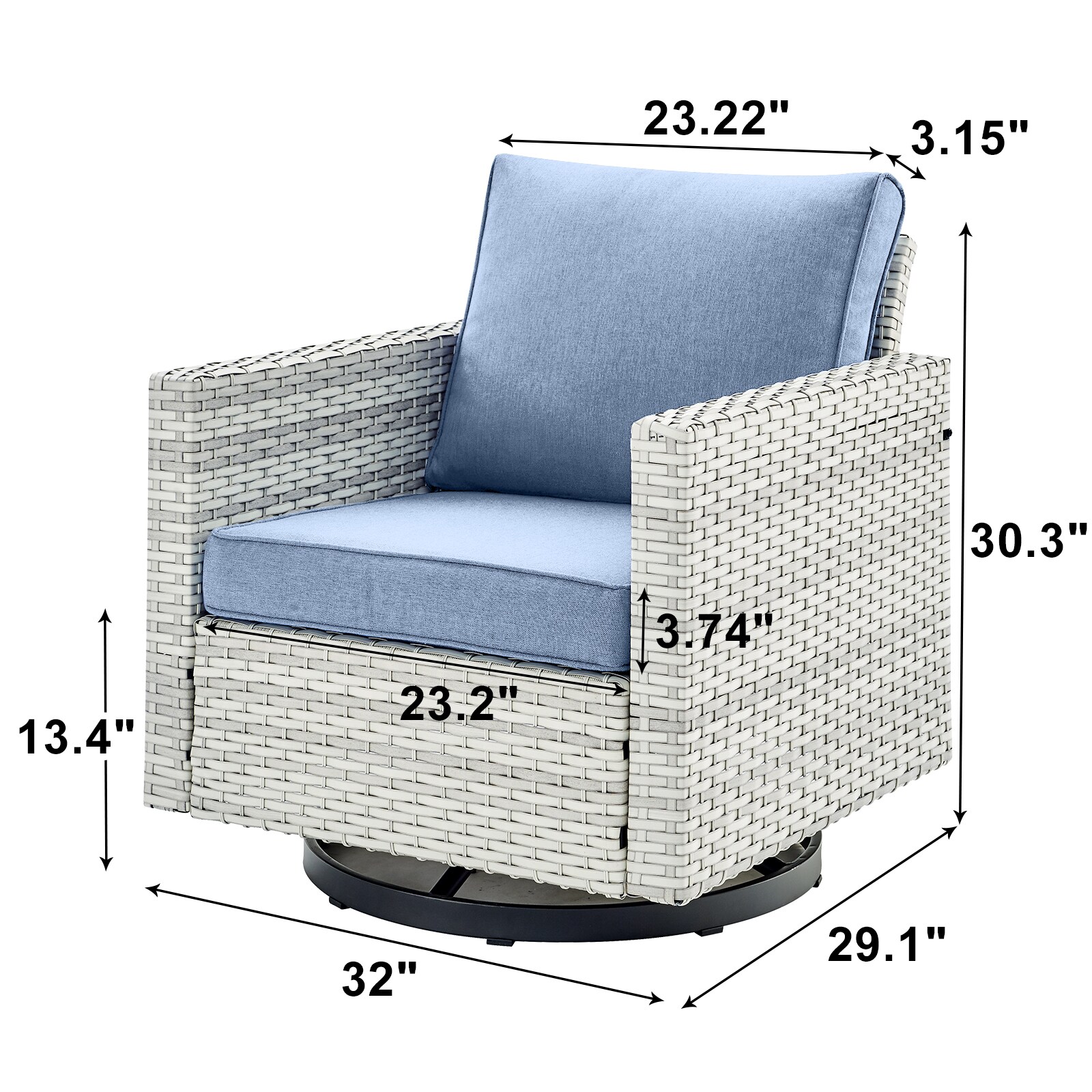 Rilyson FS084X4-BB Patio-Chairs - View #9