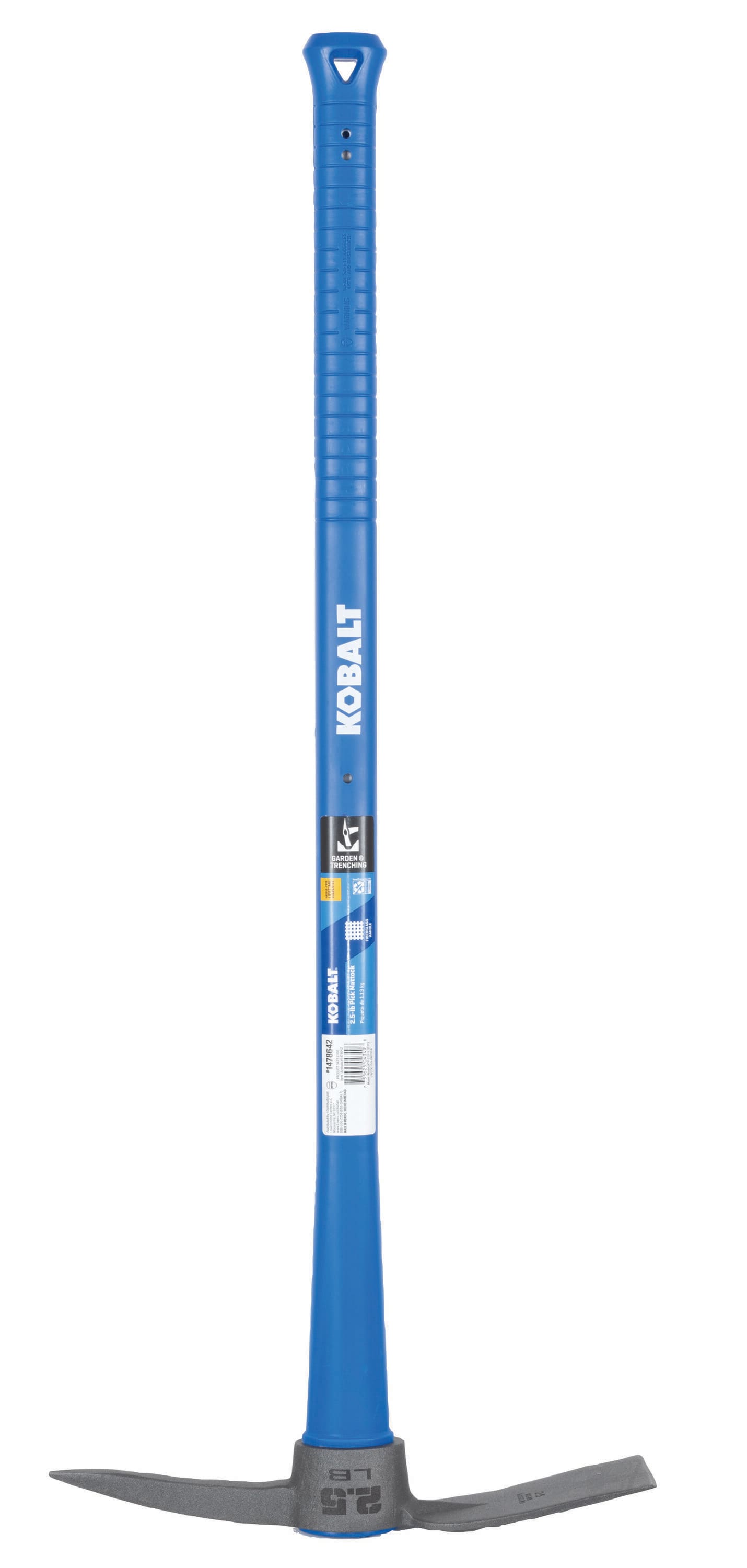 Kobalt TP-2.5F-K 35113 2.5-lb Steel Pick mattock with 36-in Fiberglass Handle