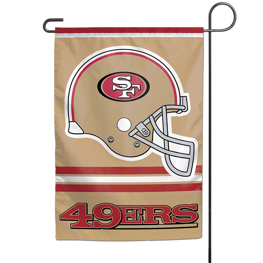 San Francisco 49ers Helmet Double Sided Garden Banner Flag