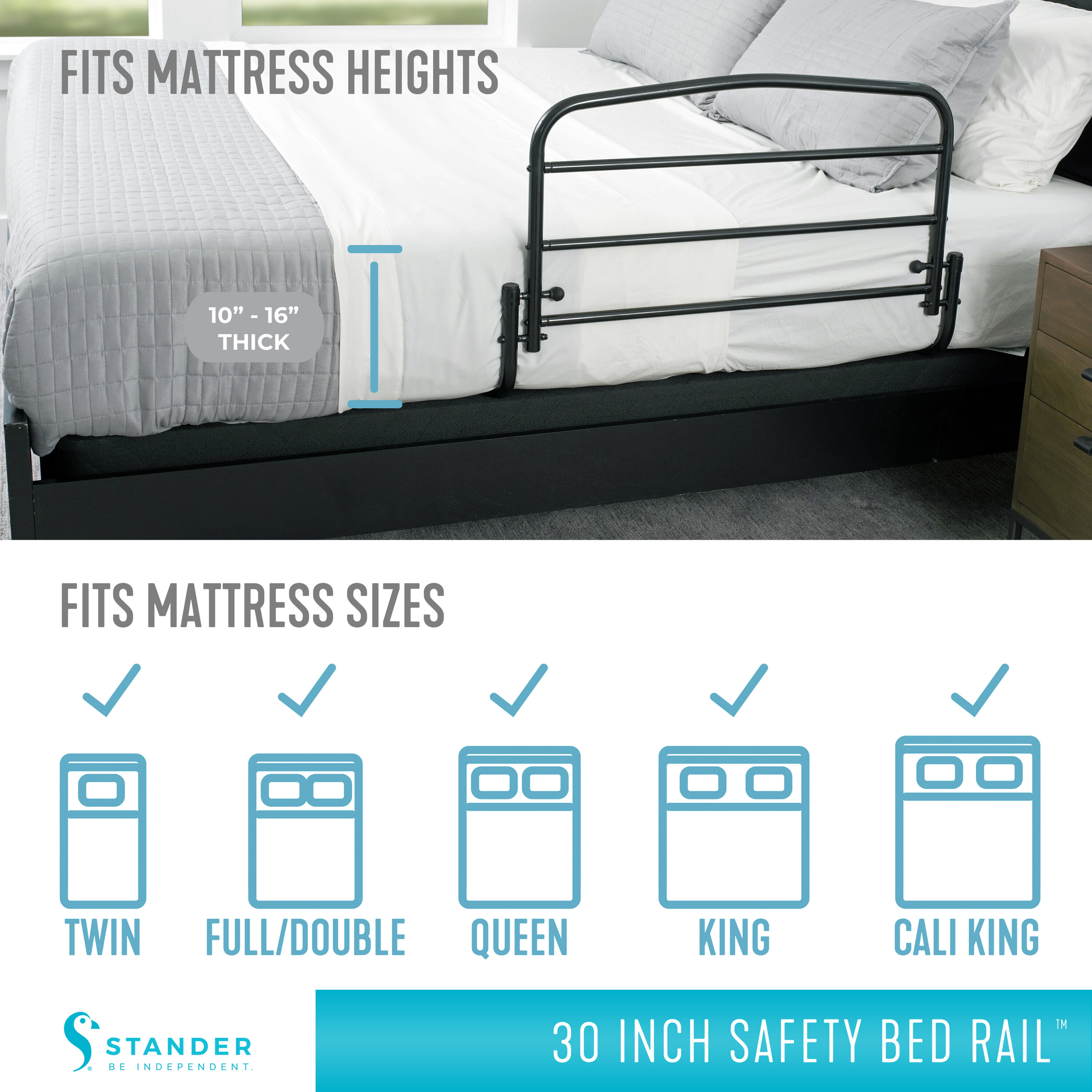 Stander 8050 Bed-Rails - View #5