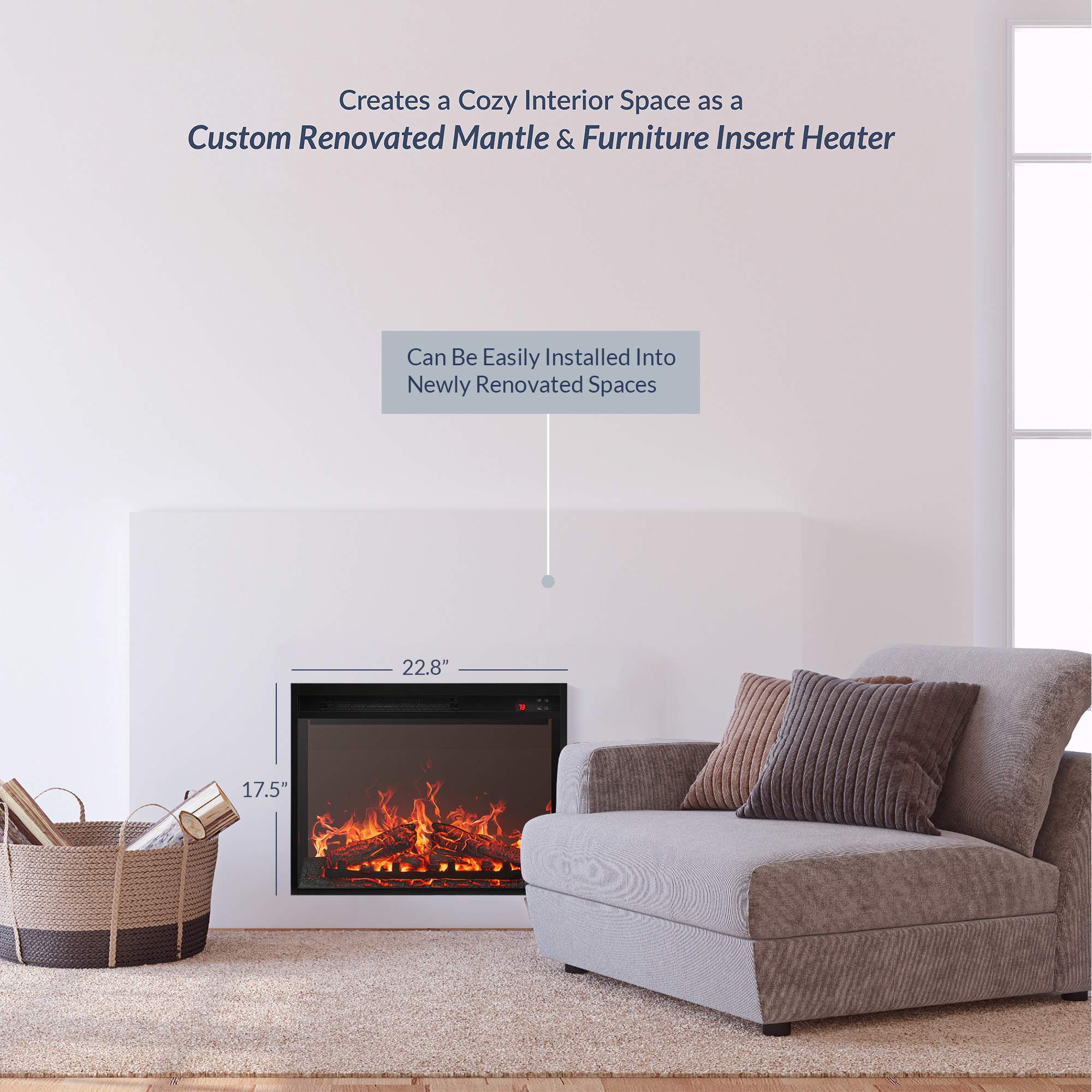 Belleze 050-HA-50323 Electric-Fireplaces - View #6