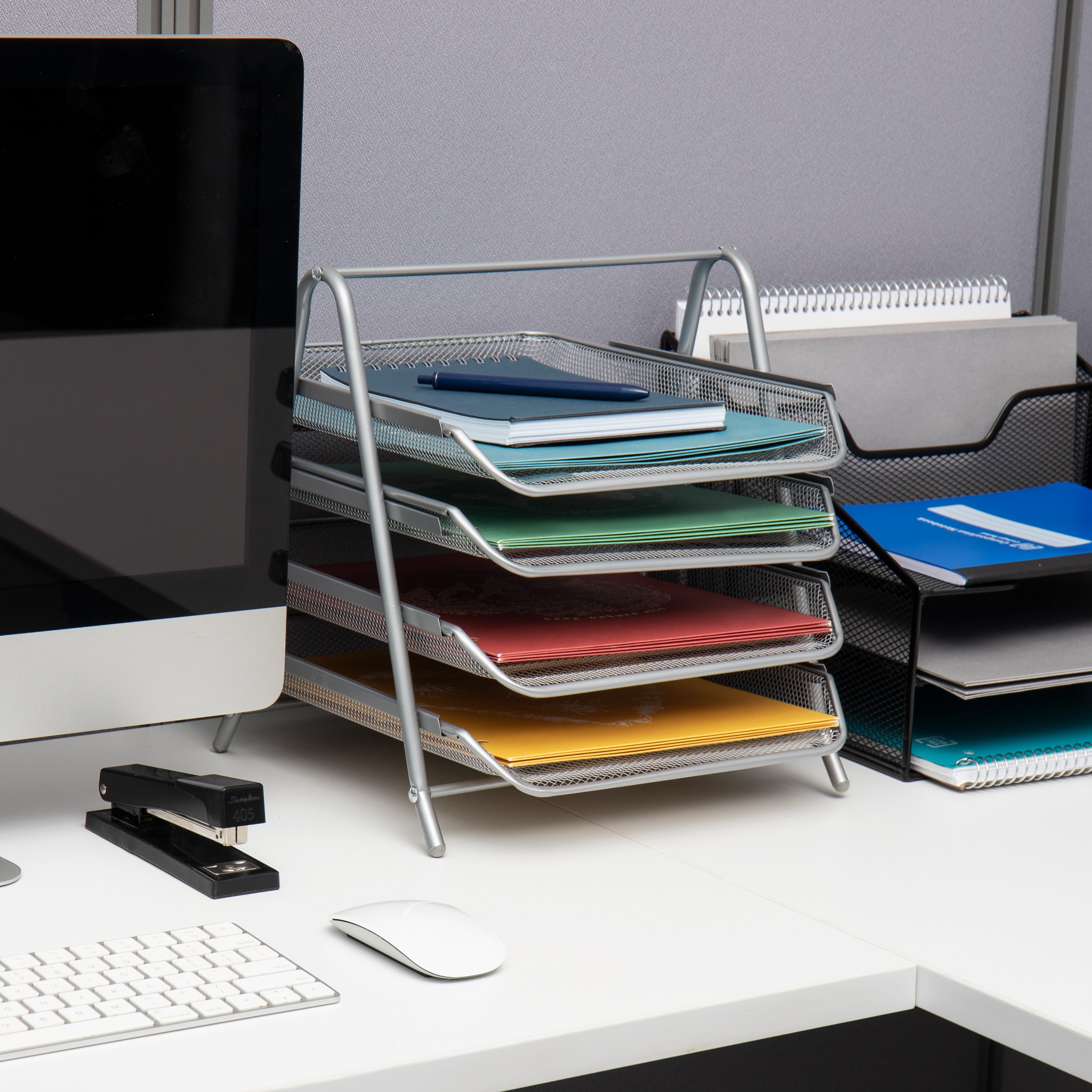 Mind Reader 4TPAPER-SIL Desktop-Organizers - View #2