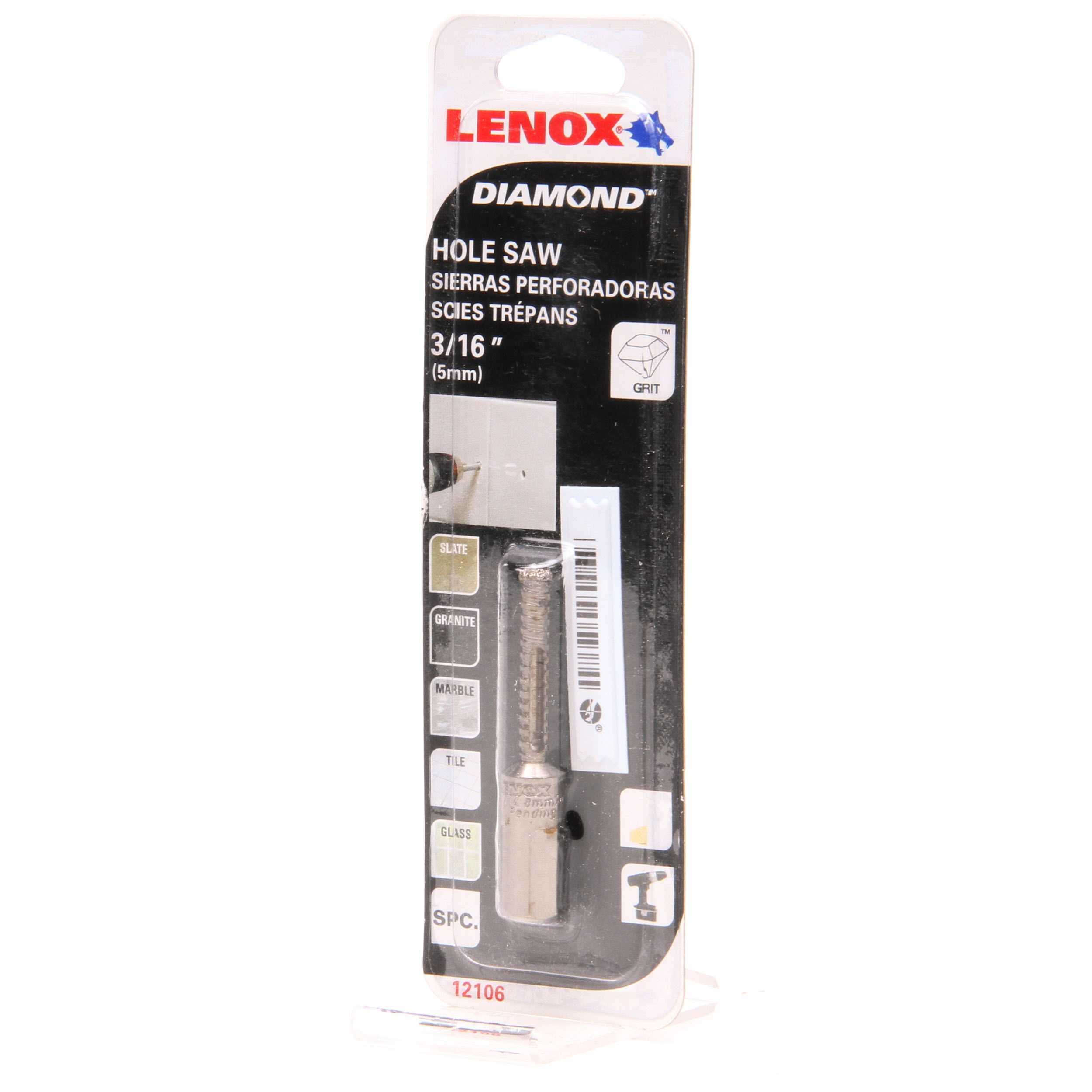 Lenox One Piece DIAMOND Hole Saws - LEN 121085DGDS | Tanner