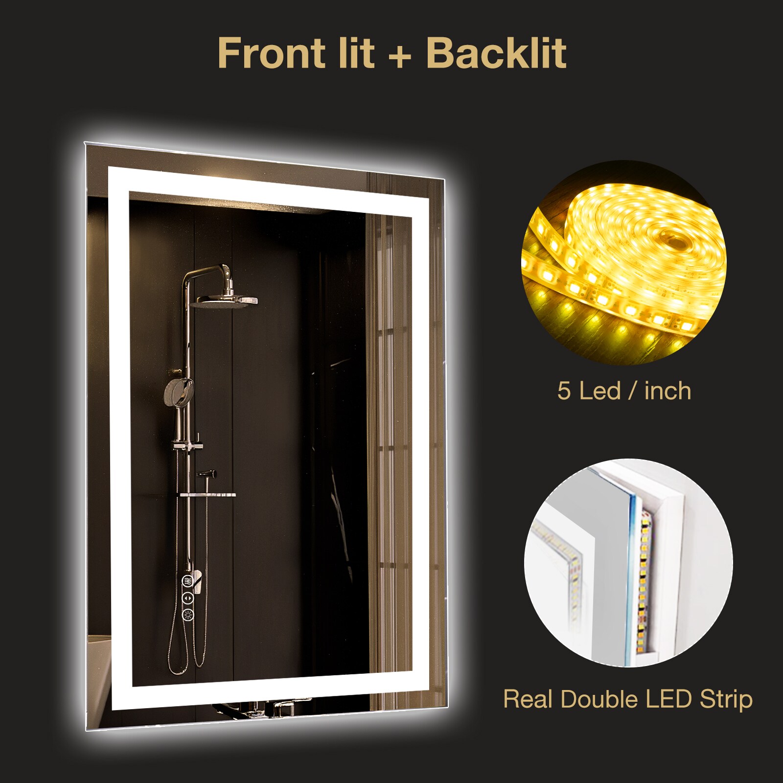 Royal Guard LBM2028 Framed-Bath-Mirrors - View #2