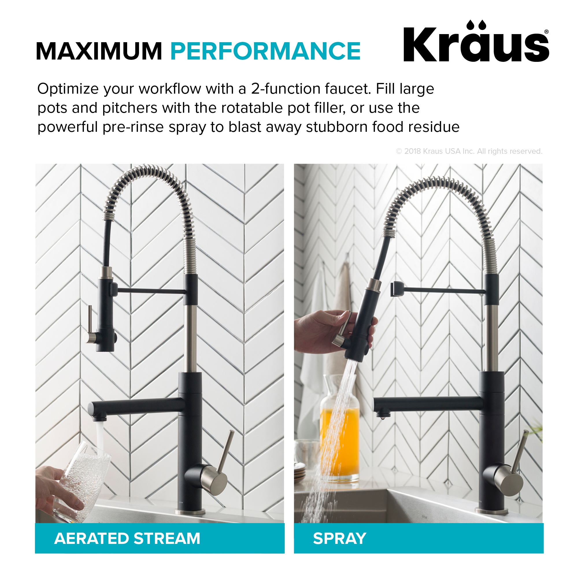 Kraus KPF-1603SFSMB Kitchen-Faucets - View #8