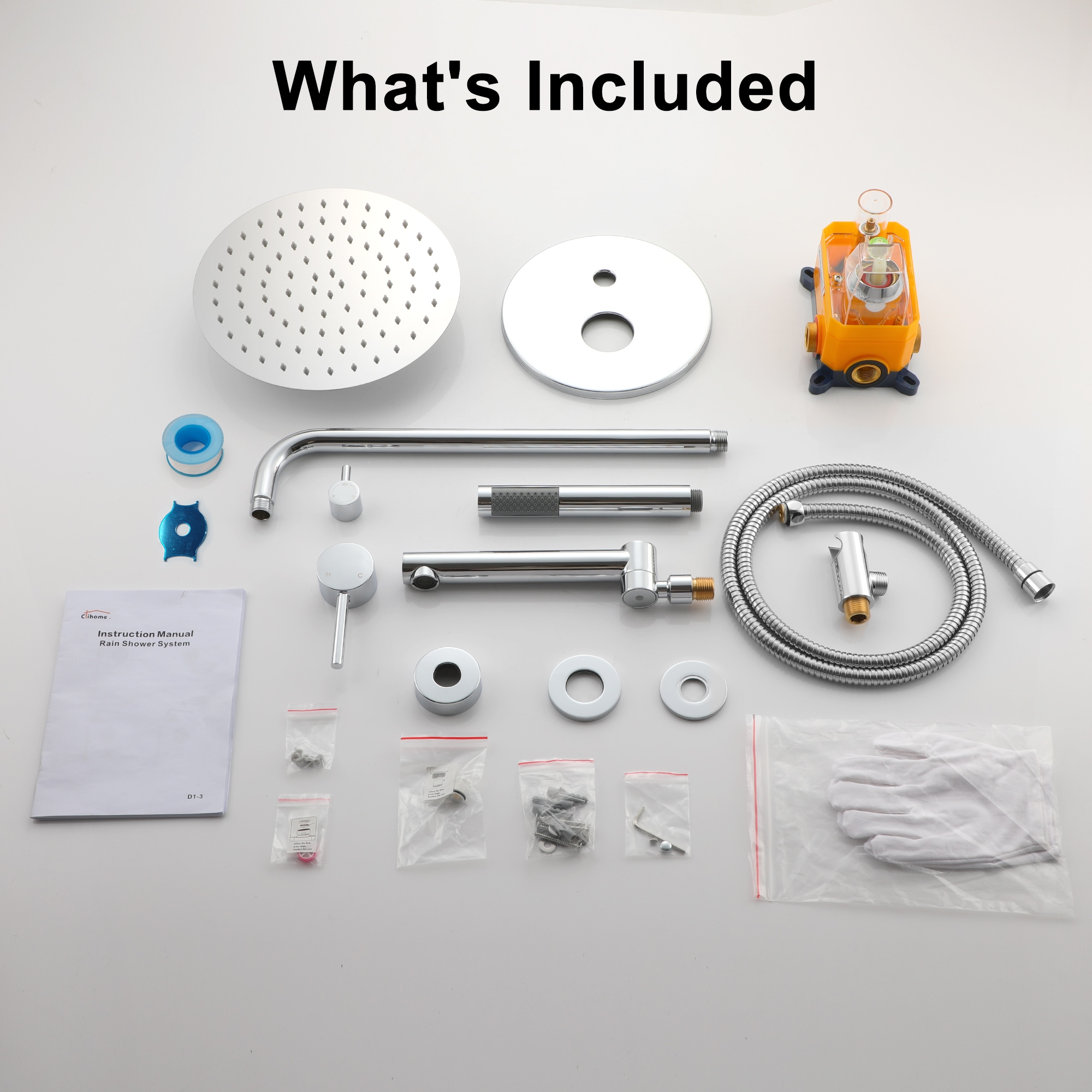 Clihome CHMS-16ORB-A3806 Showerhead-Bar-Panels - View #8