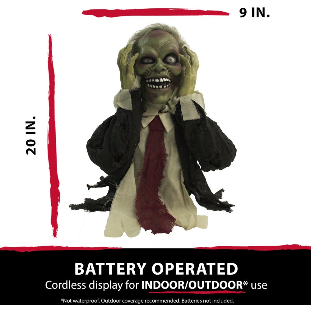 Haunted Hill Farm HHFJZOMB-1LSA Halloween-Animatronics - View #5