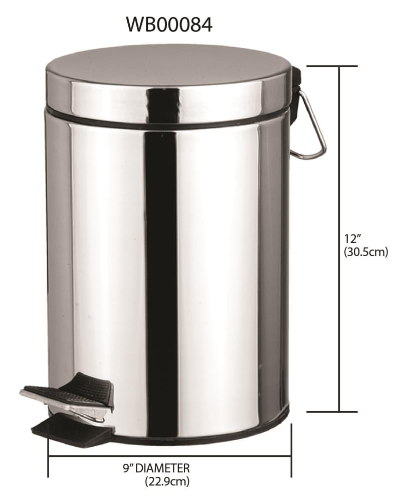 Home Basics LOW62678 Multi Metal Wastebasket