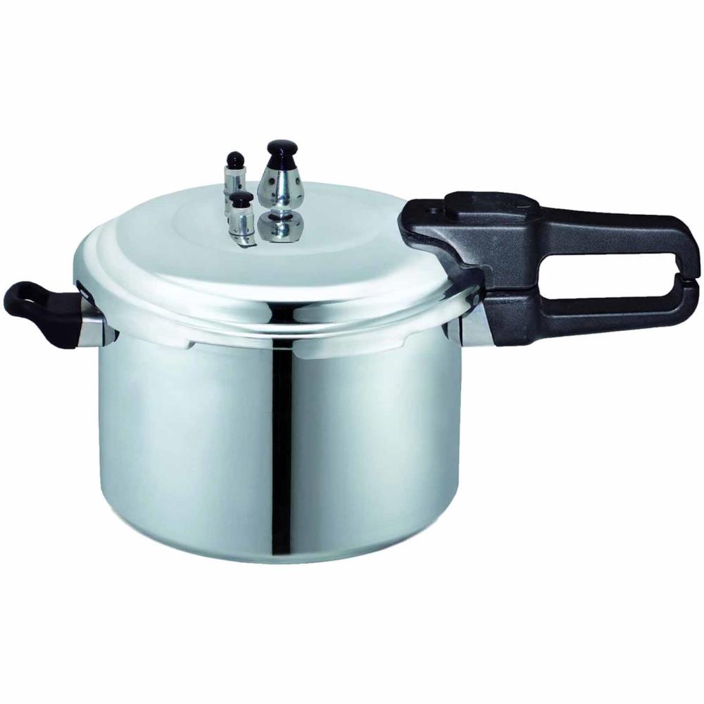 Automatic Self Locking 9.5-QT Pressure Cooker Olla De Presion W/Replaceable Sealing Gasket 18/10 Stainless Steel 