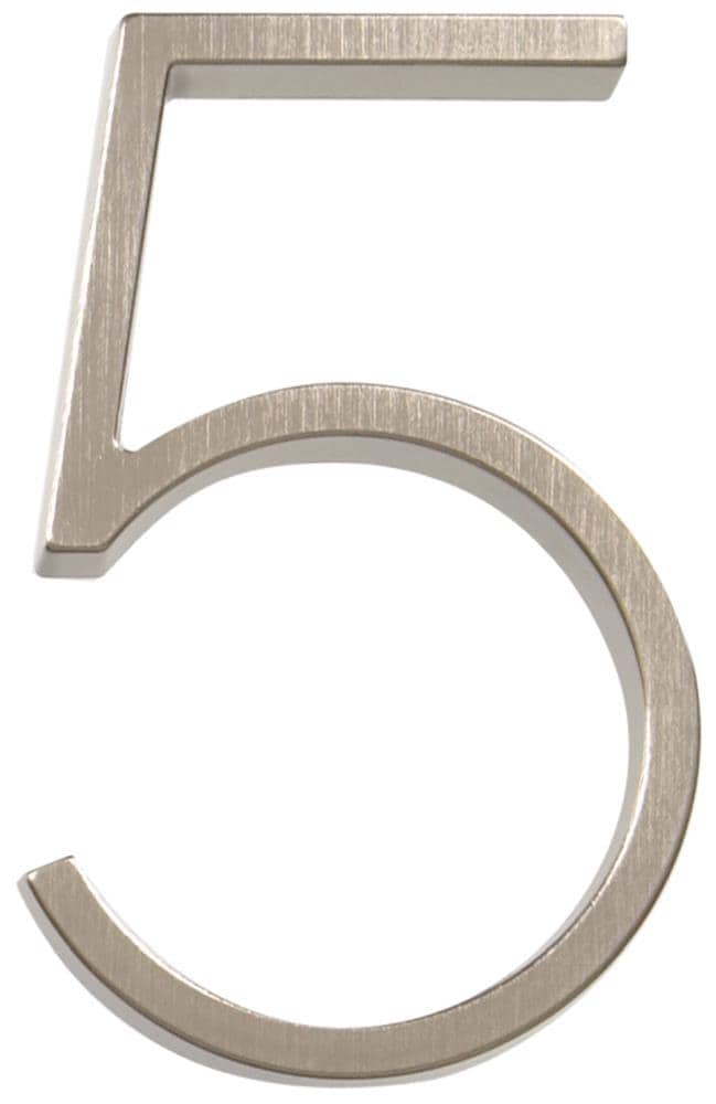 Hillman 843215 Distinctions 5-in Satin nickel Number 5