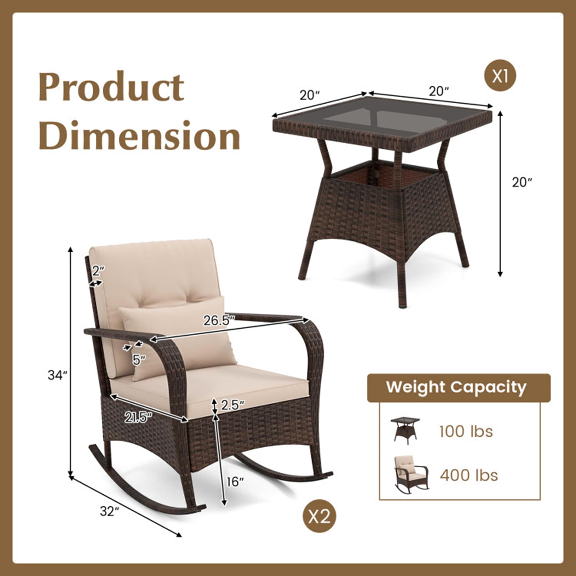 BABOOM BOM-021AAD-OR Patio-Conversation-Sets - View #5