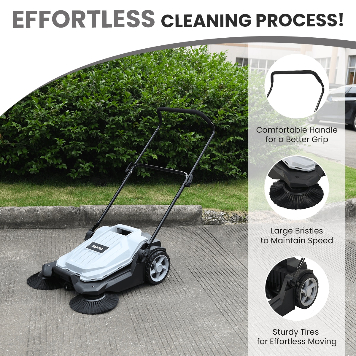 DAPPER SUPPLY DP-FS1103 Floor-Sweepers - View #2