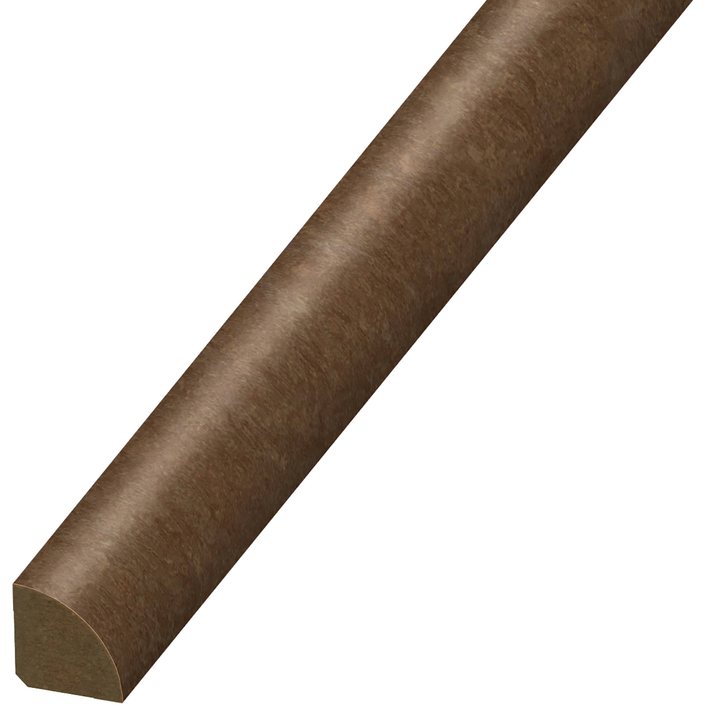 Versatrim MRQR-106926 Marmoleum Marmoleum in color Walnut 0.75-in T x 0.75-in W x 94-in L Laminate wood Quarter round