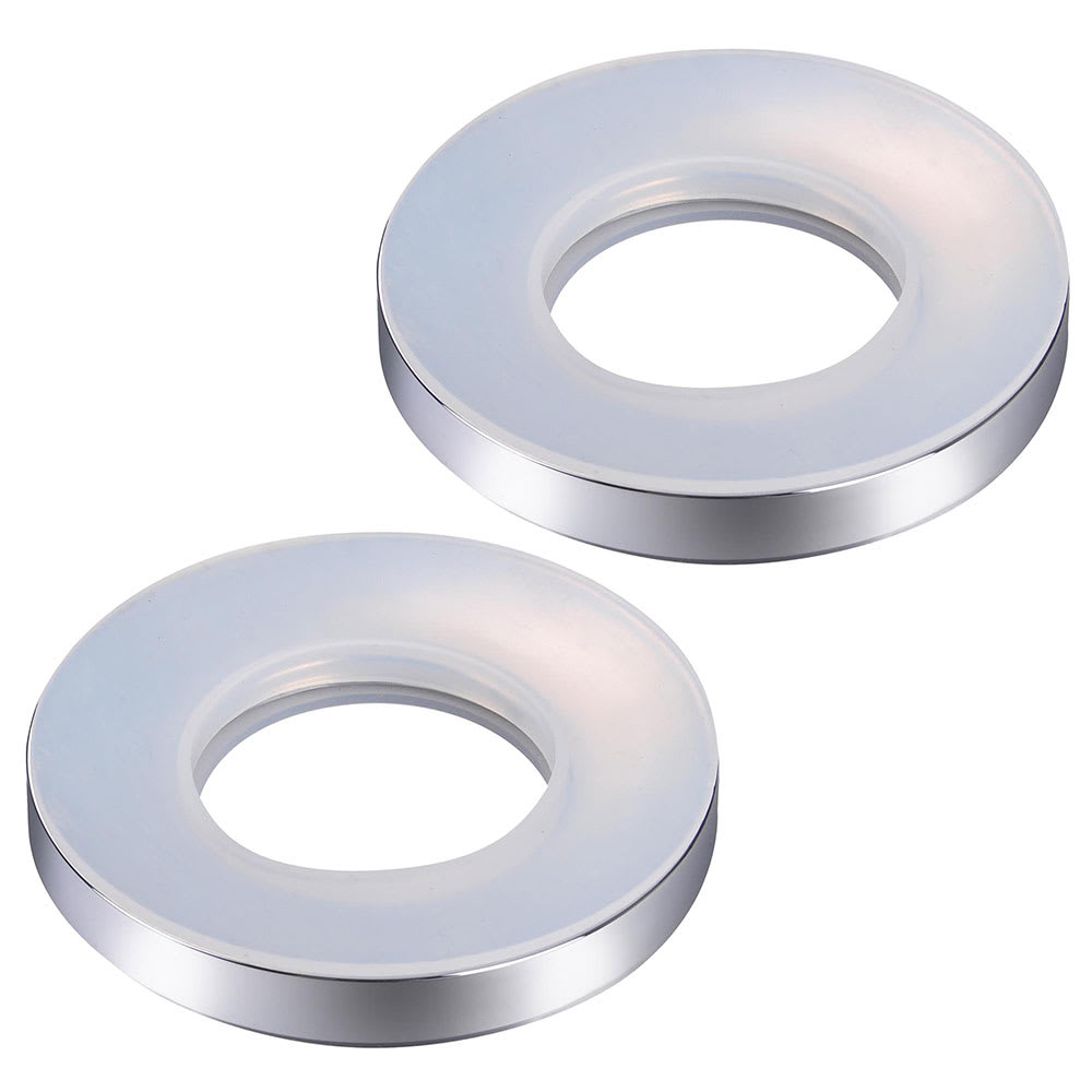 Yescom 80MTR001-3I-CHRX2-LO 2 Pack Bathroom Sink Mounting Ring for Countertop Basin Drain Mount Support