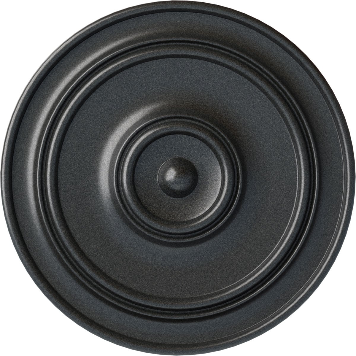 Ekena Millwork CM54TCLPES Large Classic 57-in W x 57-in L Painted Pewter Polyurethane Whole Ceiling Medallion