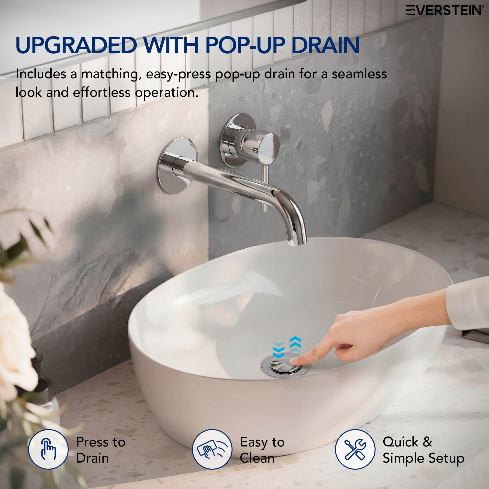 EVERSTEIN SFS-1323B-CH Lavatory-Faucets - View #7