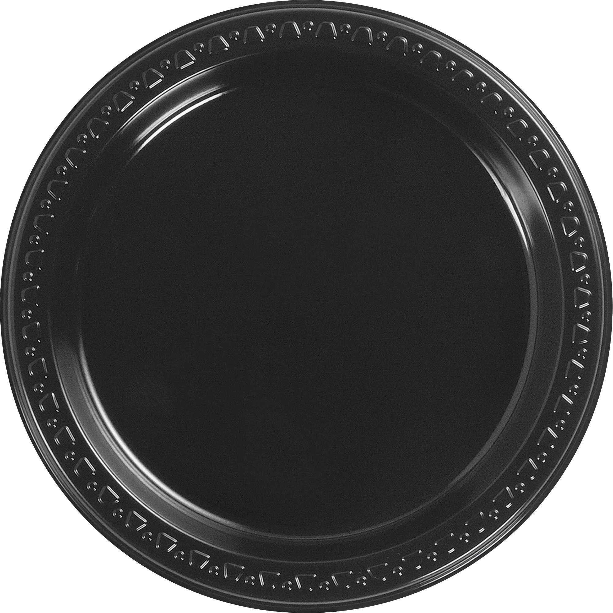 Chinet 500-Pack Black Plastic Leak Proof Disposable Dinner Plates in the  Disposable Plates department at