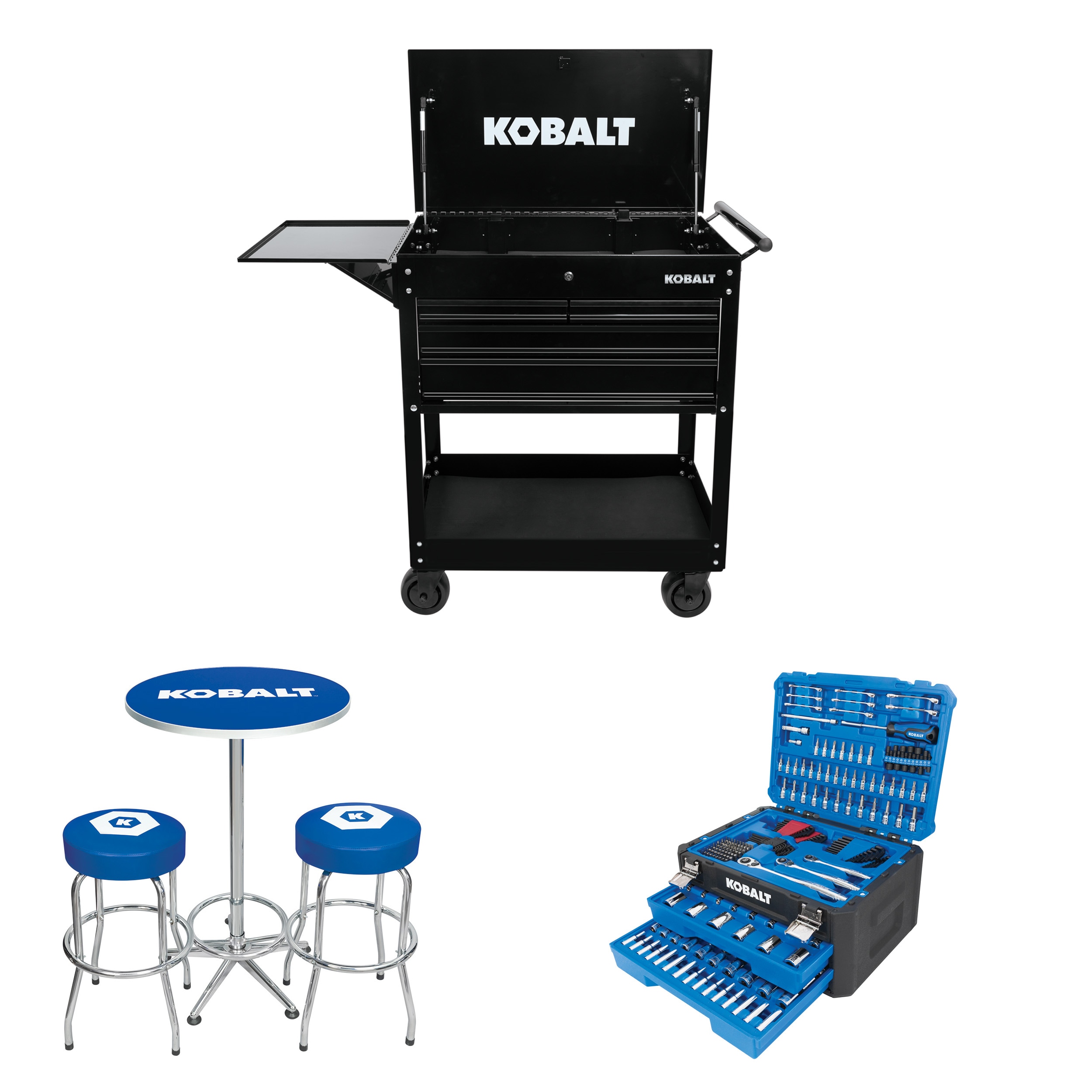 Shop Kobalt 32 In W X 31 In H 4 Drawer Steel Rolling Tool Cabinet