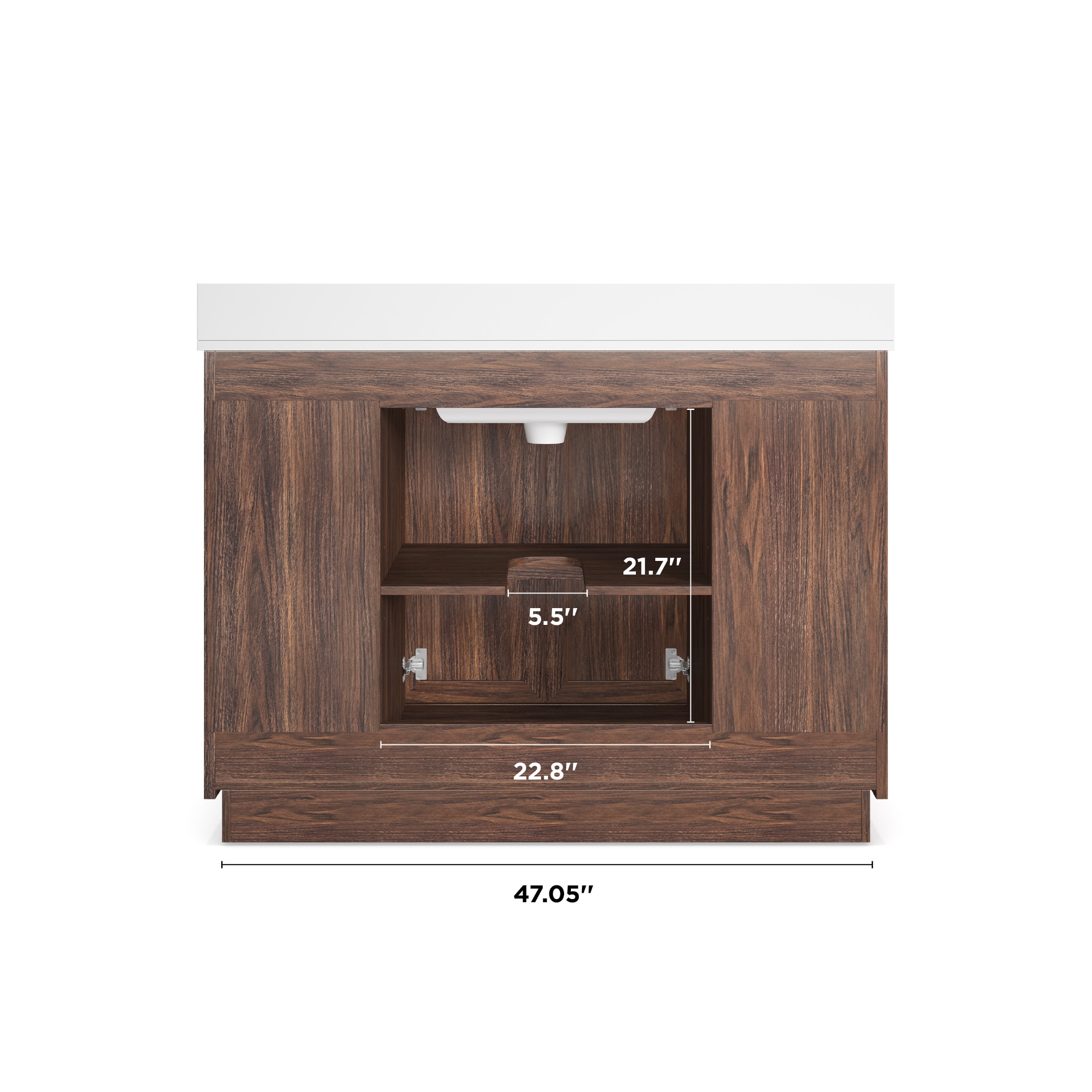 Style Selections LWS48GGVWL Bath-Vanity-Combo - View #6