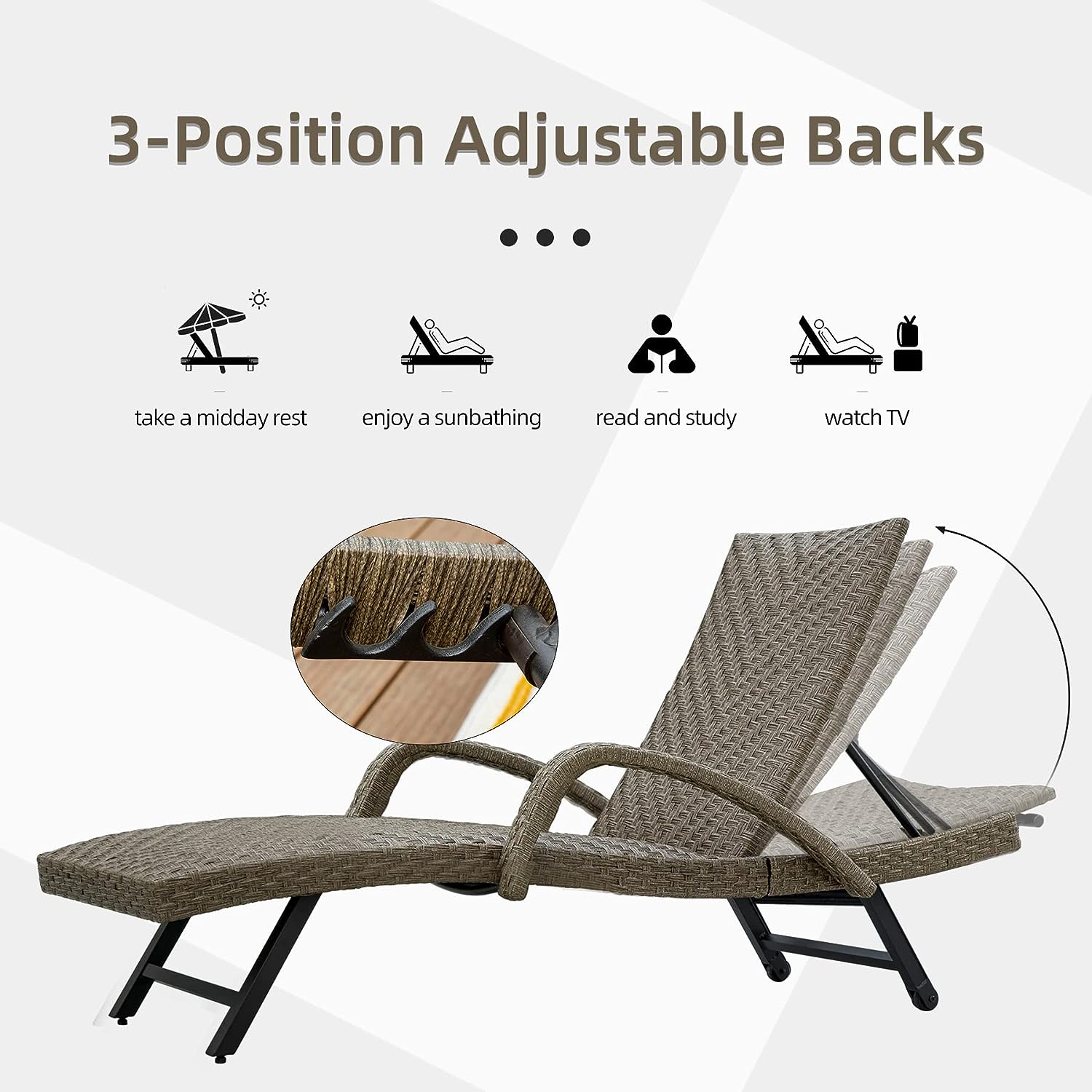 BANSA ROSE LLZJLY41423 Patio-Chairs - View #4