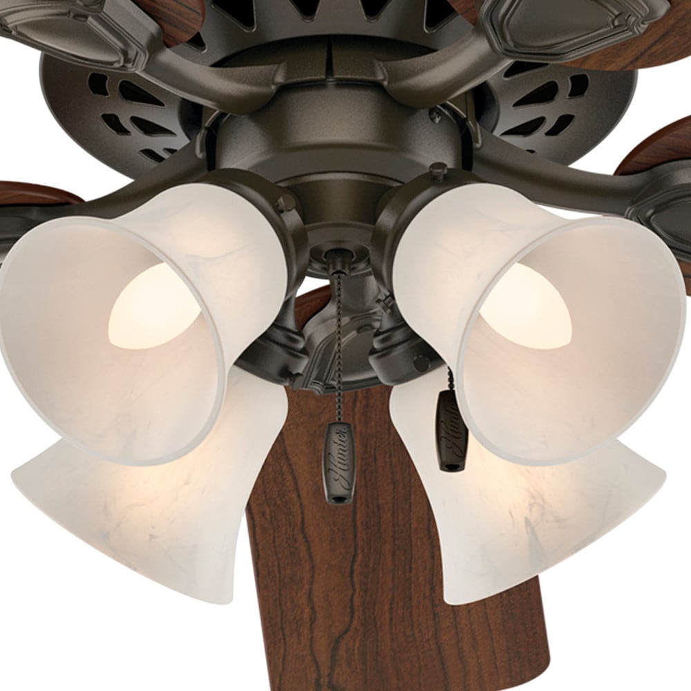 Hunter Westminster 52in New Bronze Indoor Downrod or Flush Mount