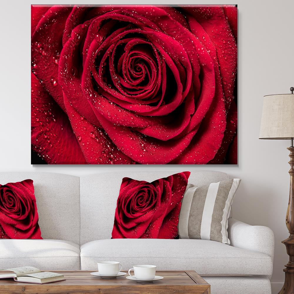 Designart 30-in H x 40-in W Floral Print on Canvas at Lowes.com