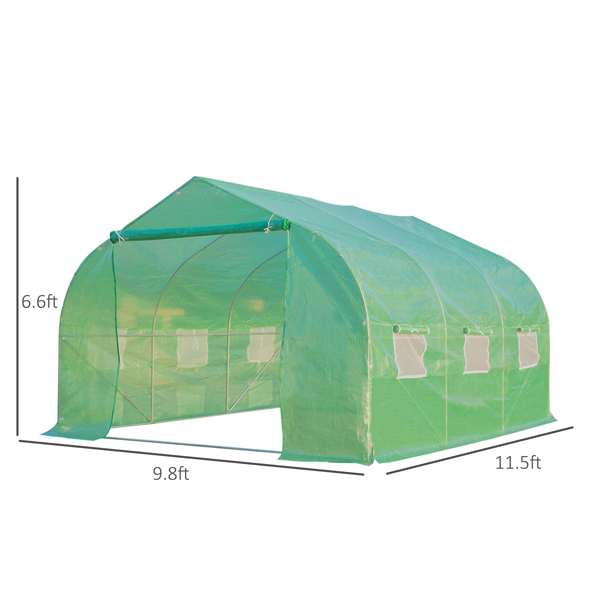 Outsunny 845-015 greenhouses - View #3