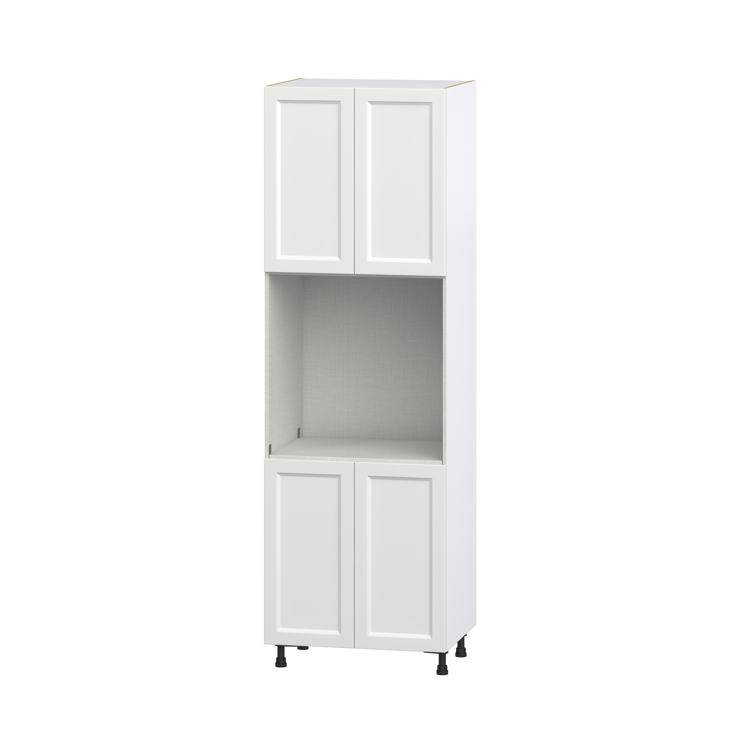 Hugo&Borg DSTO3094.5-RI Riviera 30-in W x 94.5-in H x 24-in D Bright White Single oven Pantry Fully assembled Cabinet (Recessed Panel Shaker)