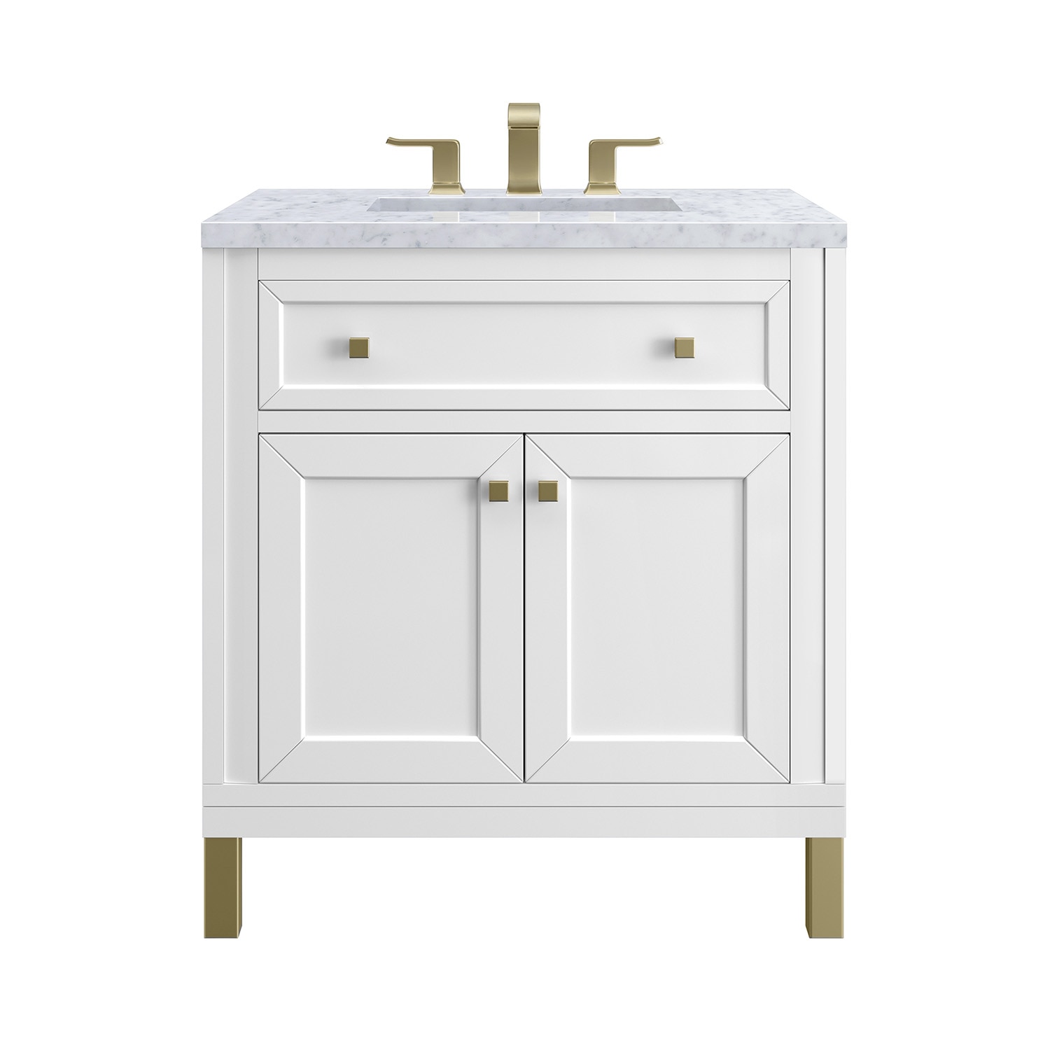 30 in. Sink and Drawer Base Vanity Bathroom Cabinet in Unfinished Poplar