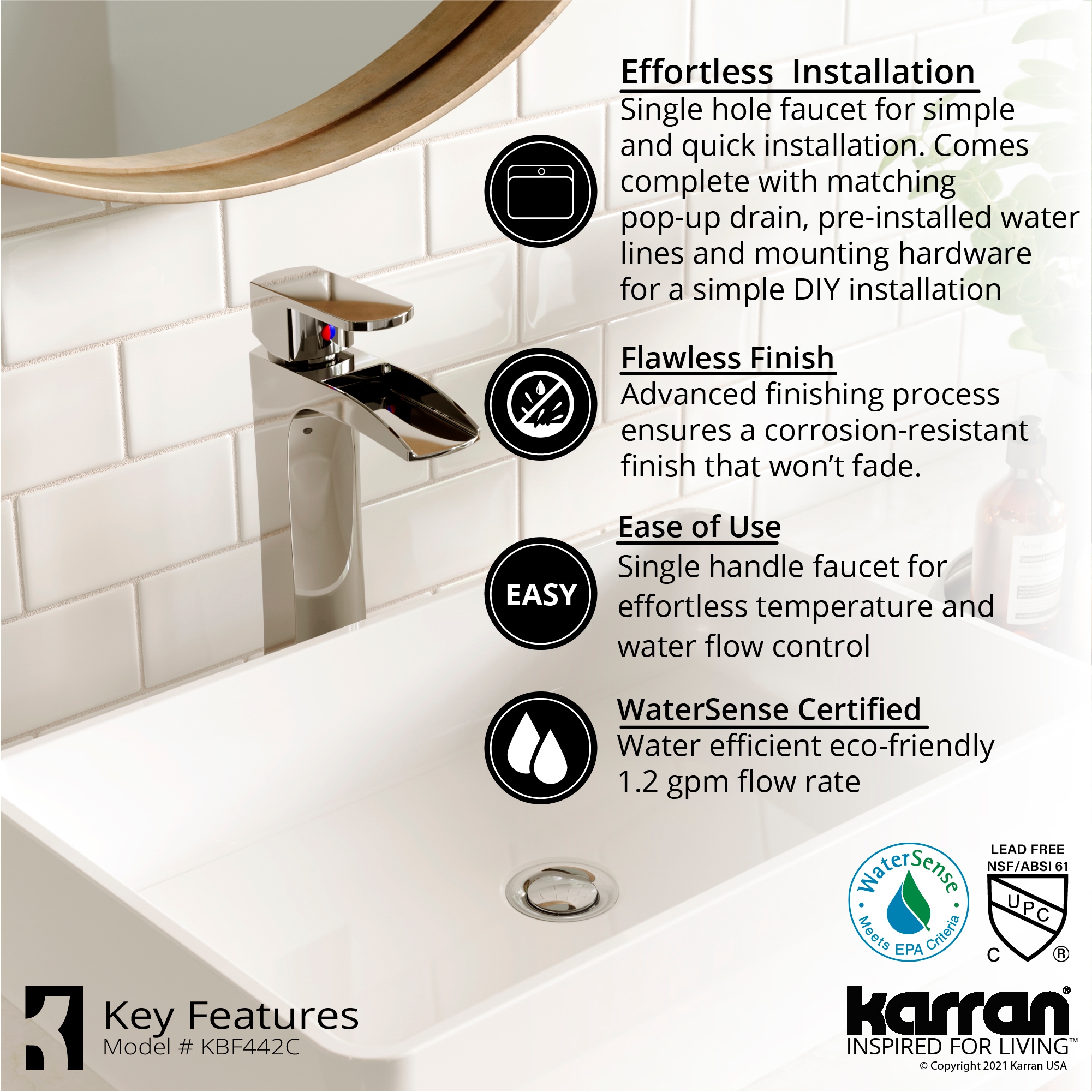 Karran KBF442C Lavatory-Faucets - View #6