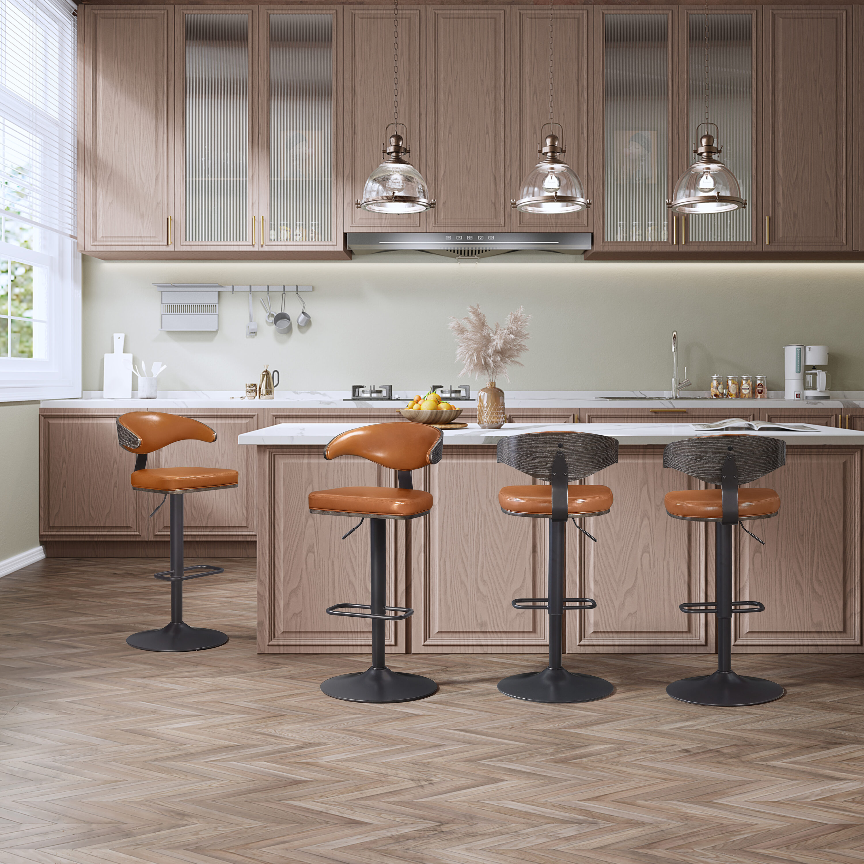 Art Leon BS019-1-BR-PU stools - View #8