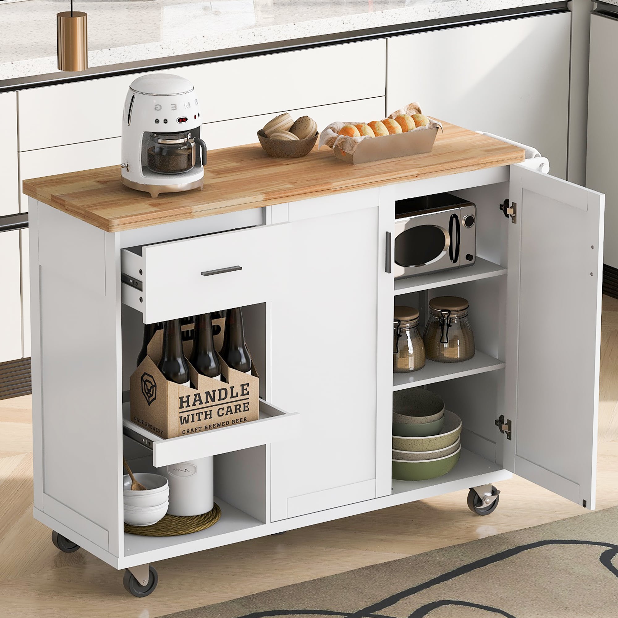 ModernLuxe N707P173036W Kitchen-Furniture - View #3