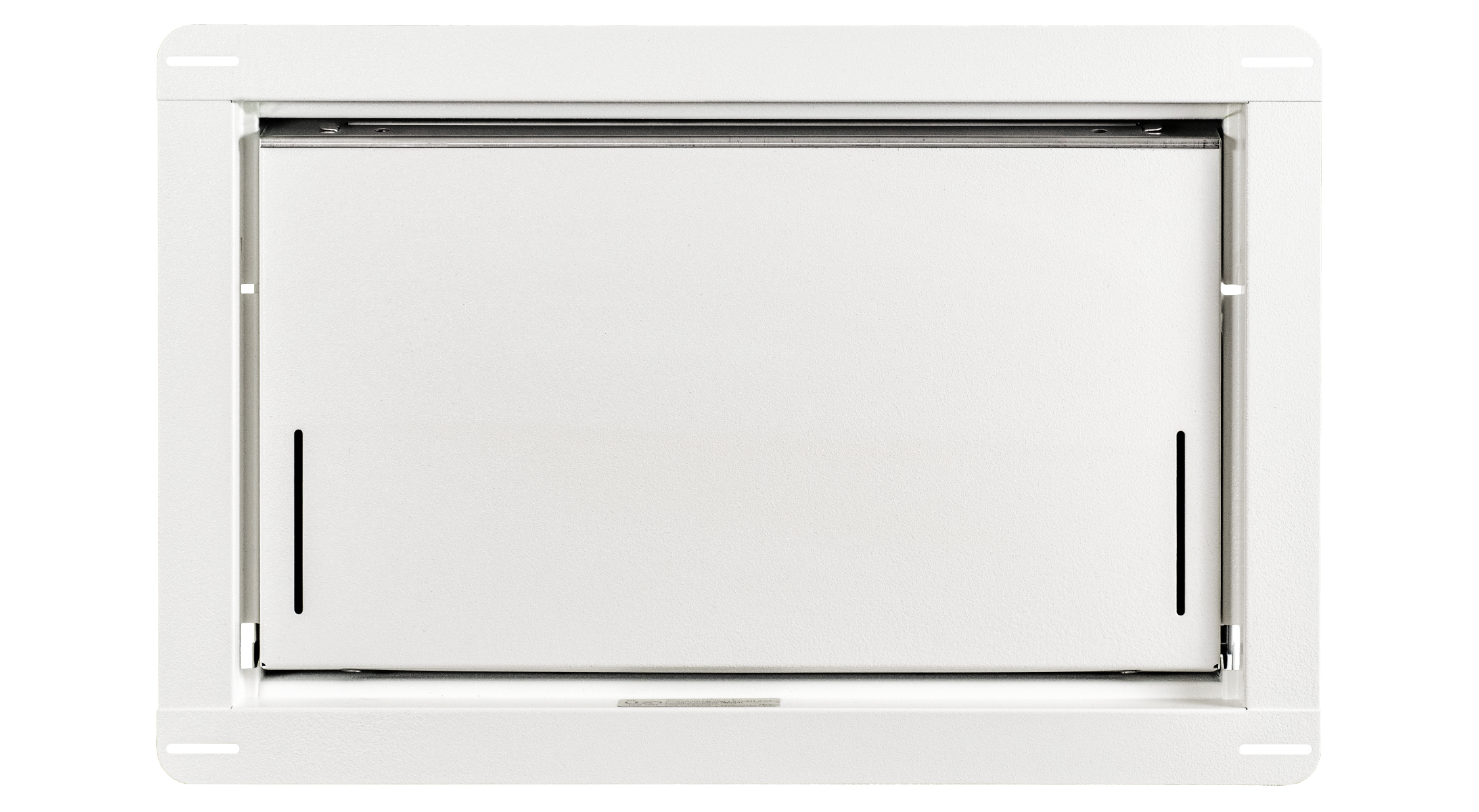 SMART VENT 1540-570 WHITE Wood Wall Flood Vent 14.5-Inches x 8.5-Inches Steel Foundation Vent