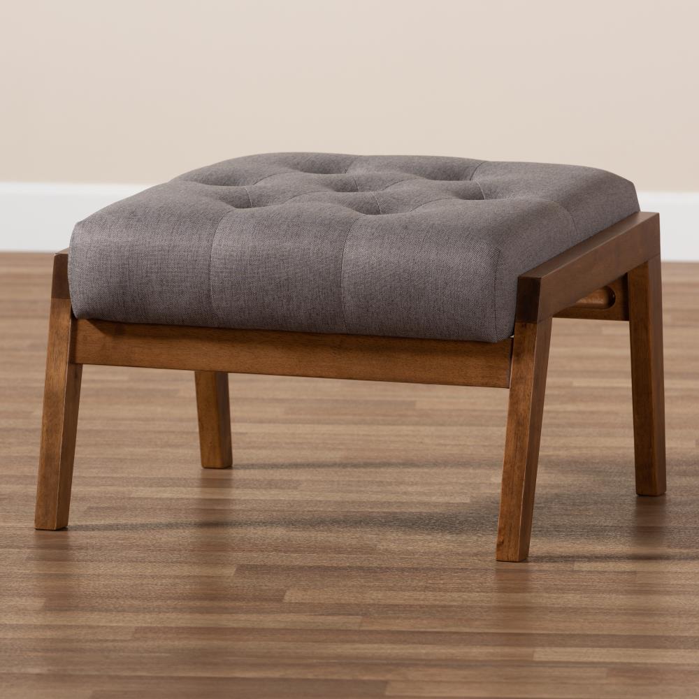 Baxton Studio 160-9946-LW Indoor-Ottomans - View #6