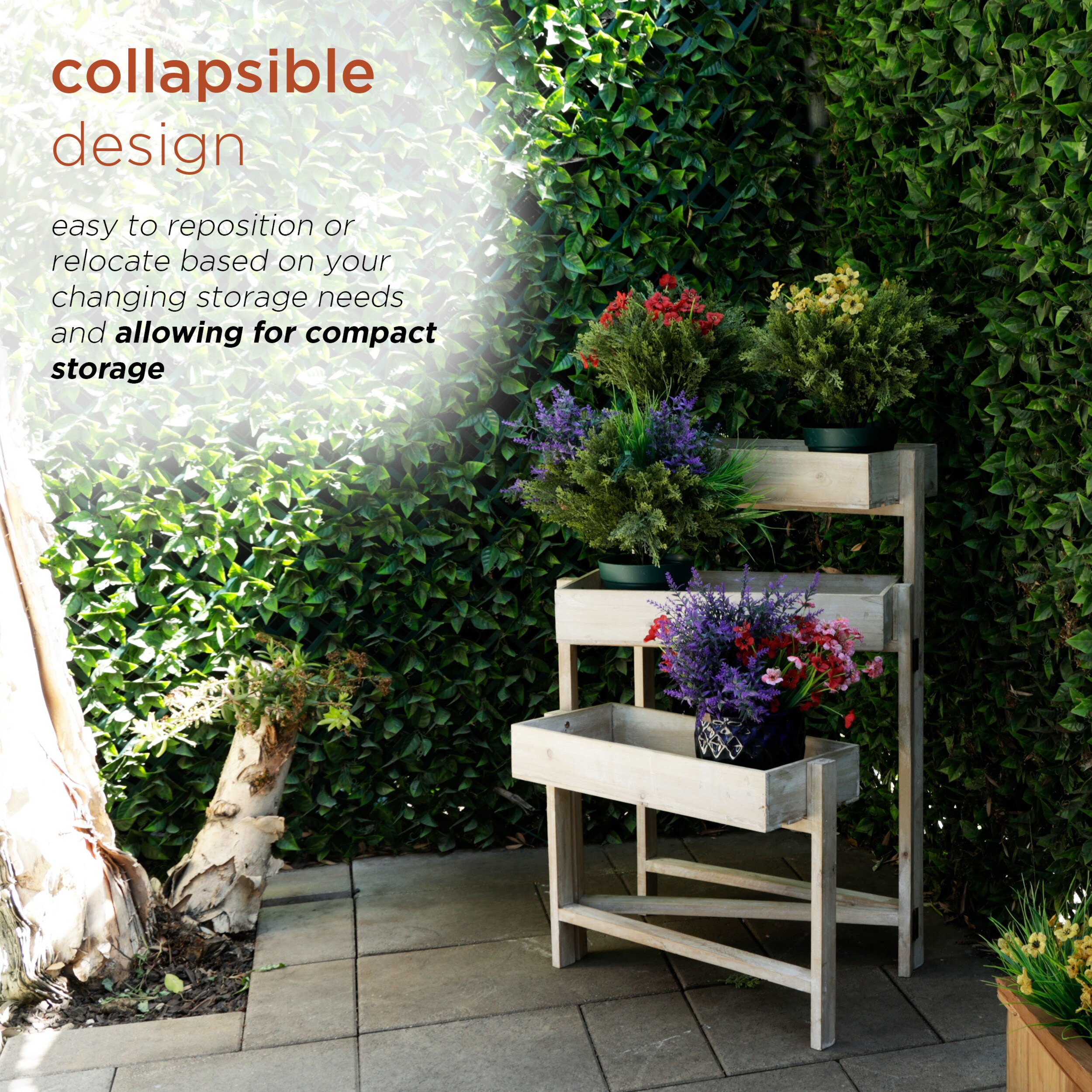 Alpine Corporation MBB166 Plant-Stand - View #9