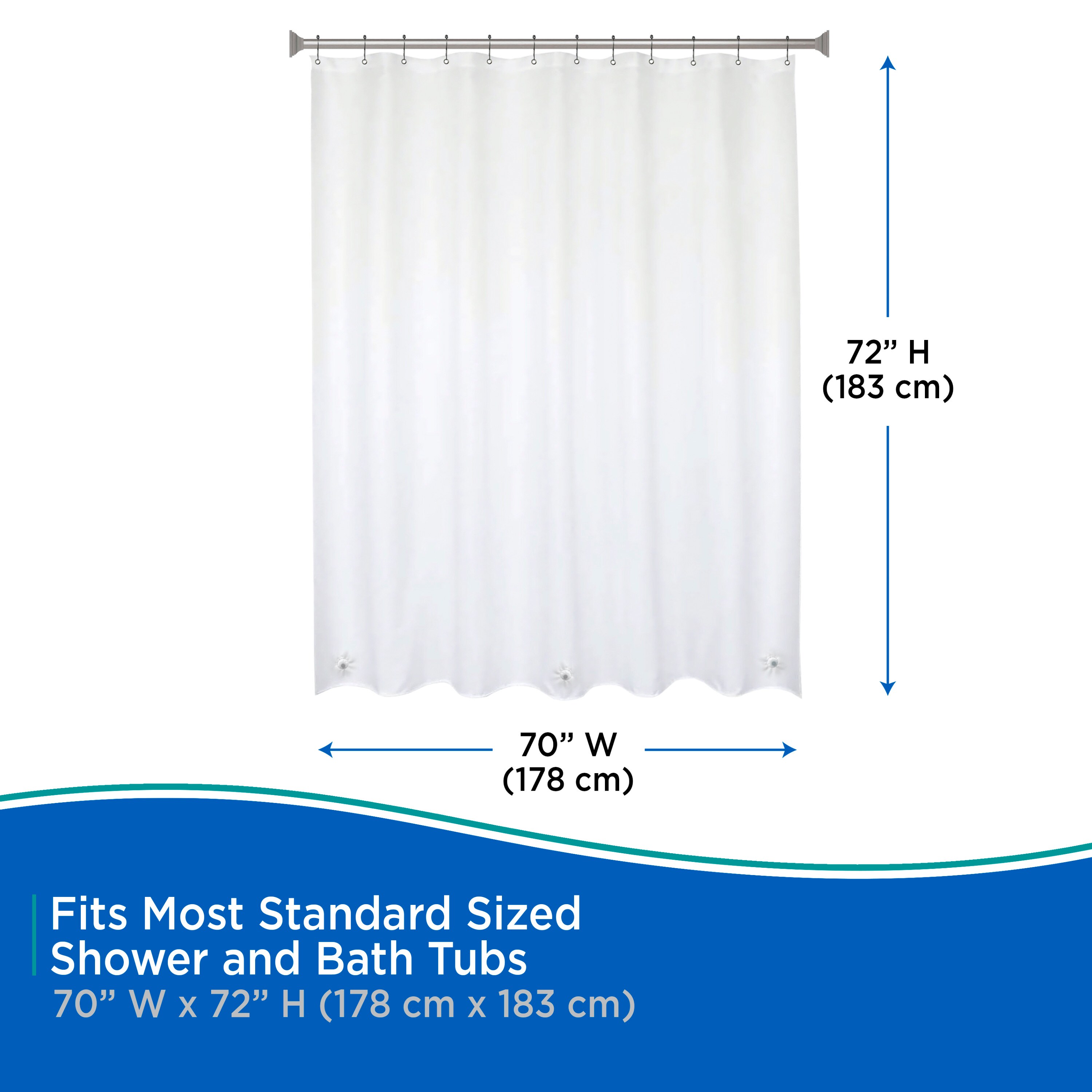 Kenney KN61450 Shower-Curtains-Liners - View #6