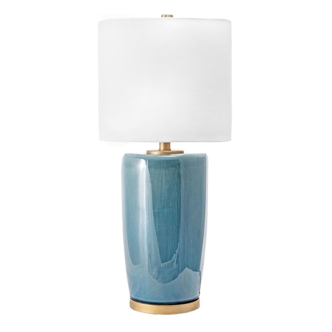 Nuloom Blue Table Lamp With Acrylic, Acrylic Table Lamp Uk