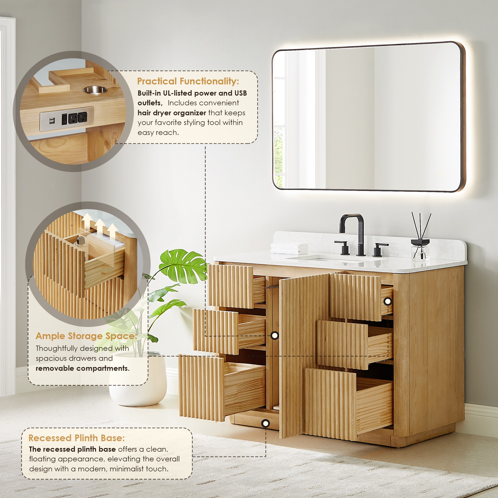 Altair 580048-WL-GW-NM Bath-Vanity-Combo - View #9