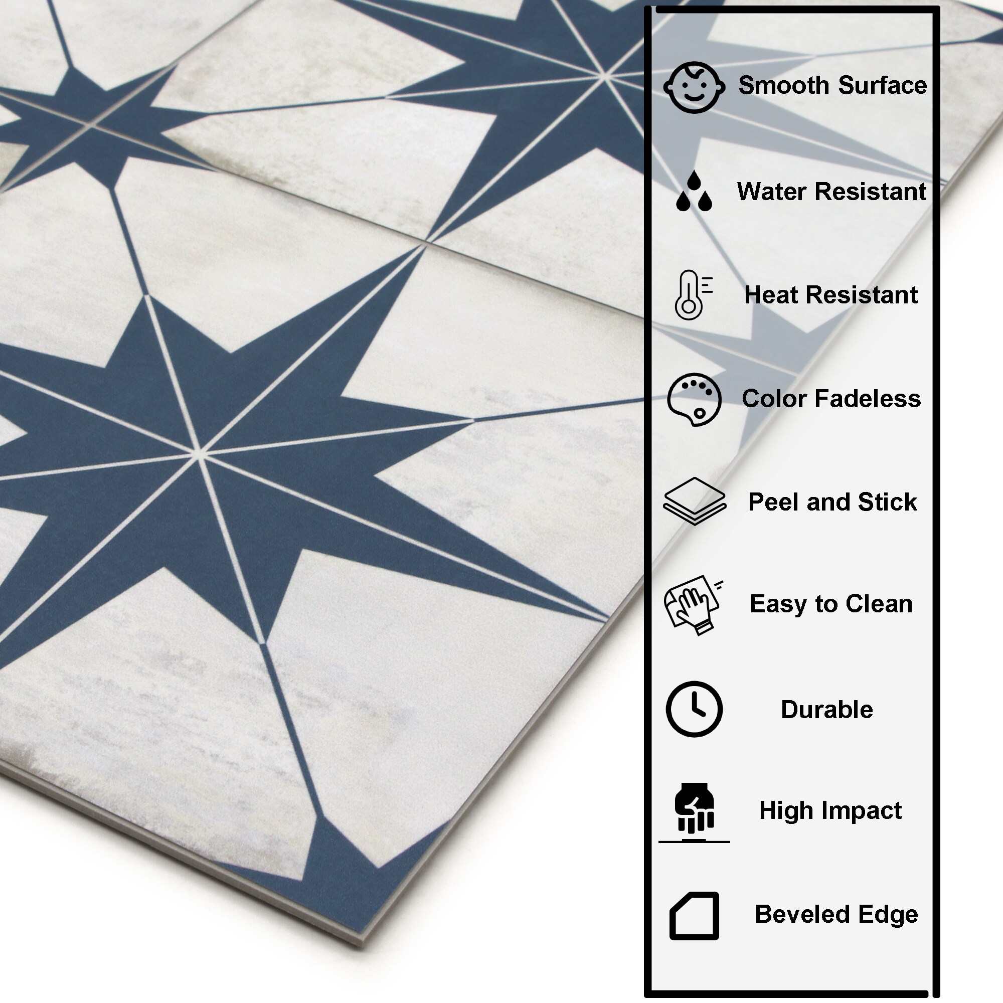 SUNWINGS FLR001-STRB-10 Ceramic-Tile - View #3