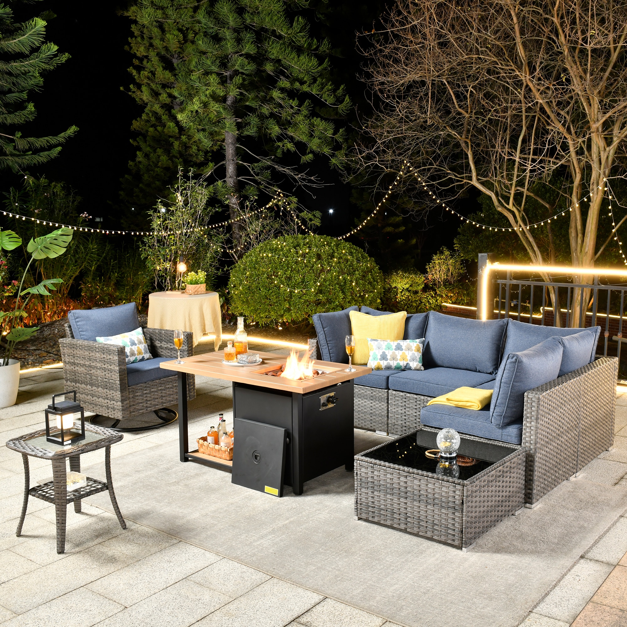 XIZZI XIHOPS3054-RC1DFP Patio-Sofas-Daybeds - View #2
