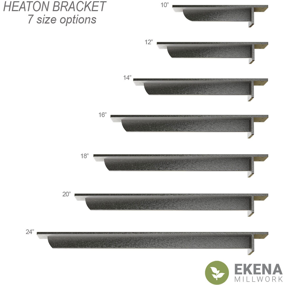 Ekena Millwork BKTM03X12X02HEPWH Mending-Plates-Brackets-Braces - View #11
