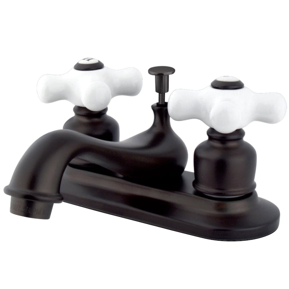 Kingston Brass  KB60.PX Restoration 1.2 GPM Centerset Bathroom Faucet with PopUp Drain Assembly