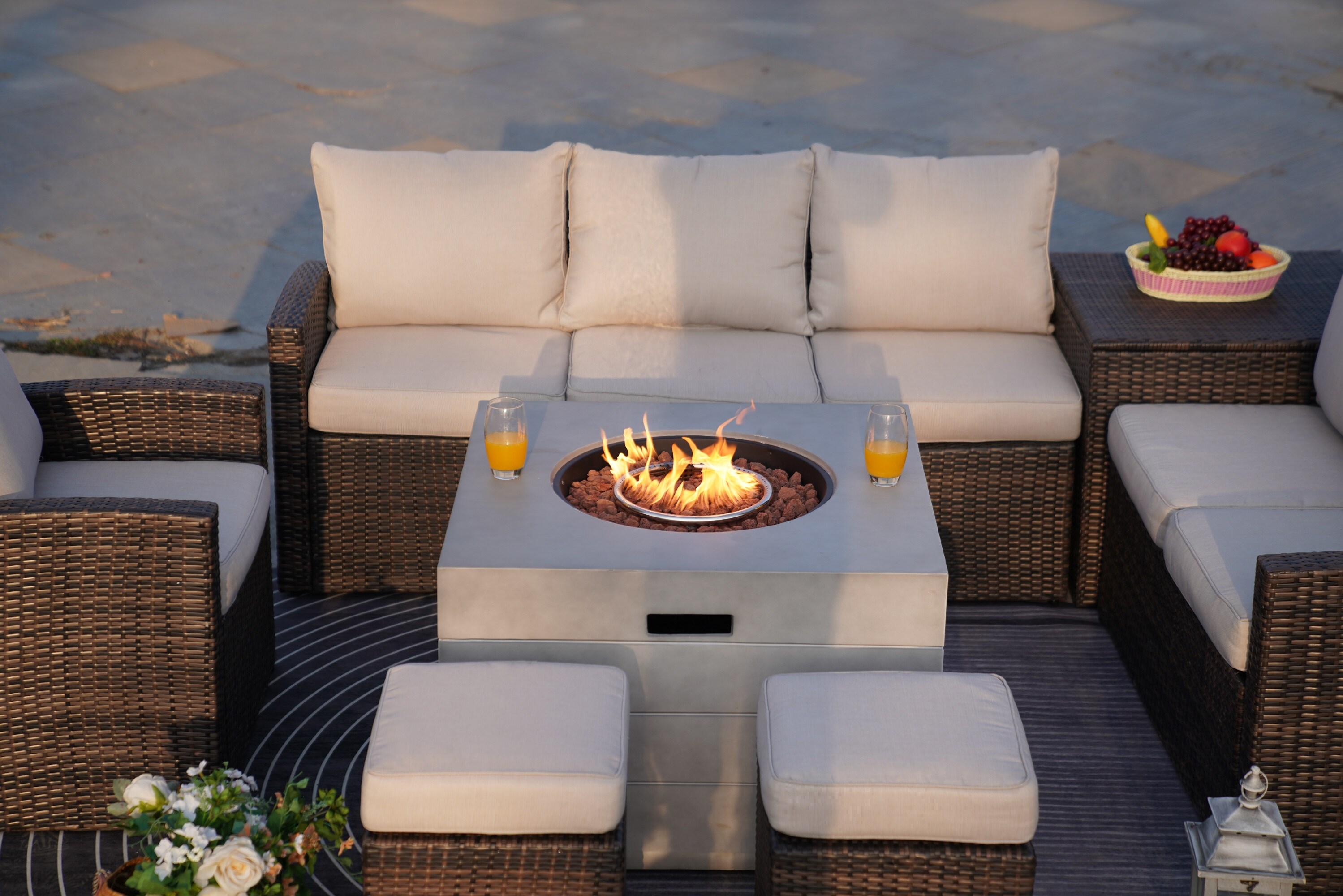 Moda Furnishings MAG-1403B-2140-B Patio-Conversation-Sets - View #5