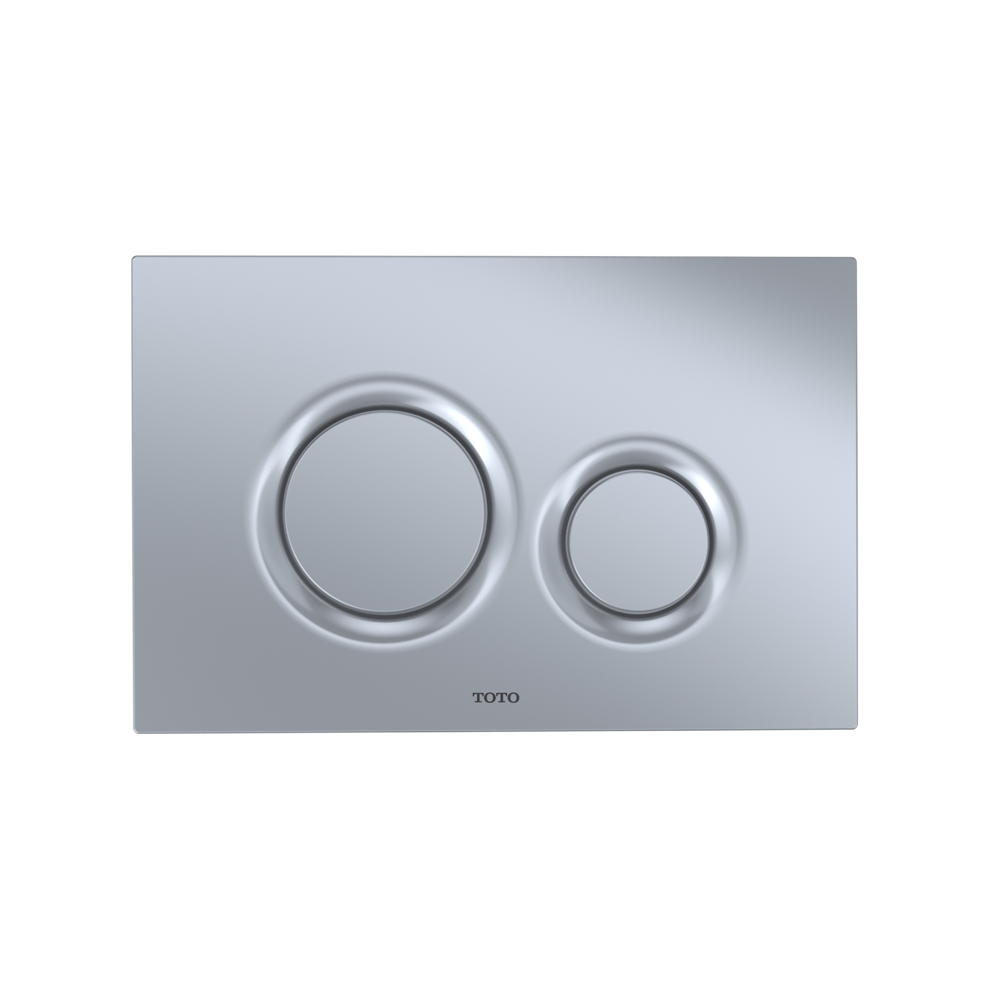 TOTO YT930-MS Matte Silver Flush actuator