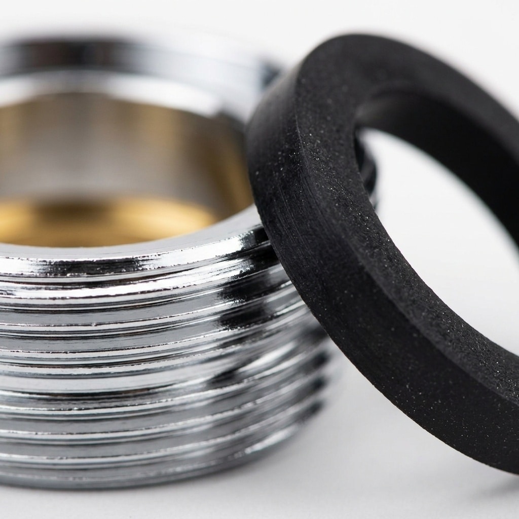 BrassCraft Male Thread 15/16 in. 27M x 55/64 in. 27M Chrome Aerator Adapter #SF0002X