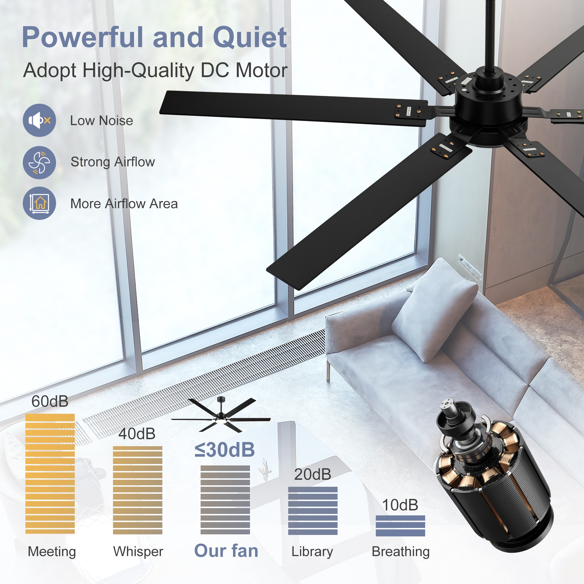 Breezary 29019-BK Ceiling-Fans - View #9